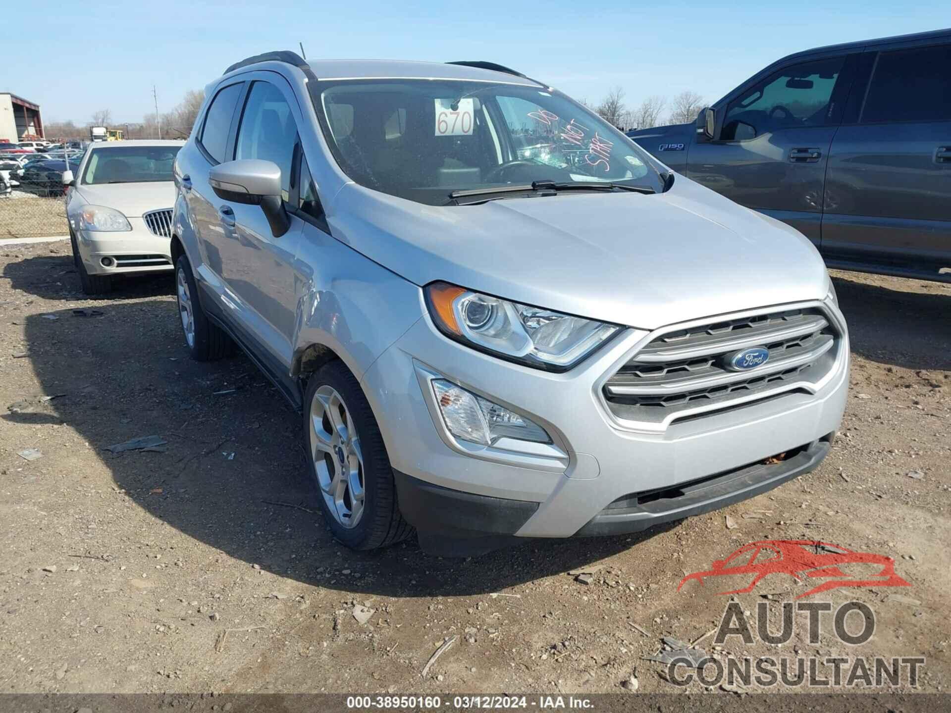 FORD ECOSPORT 2021 - MAJ6S3GLXMC405430