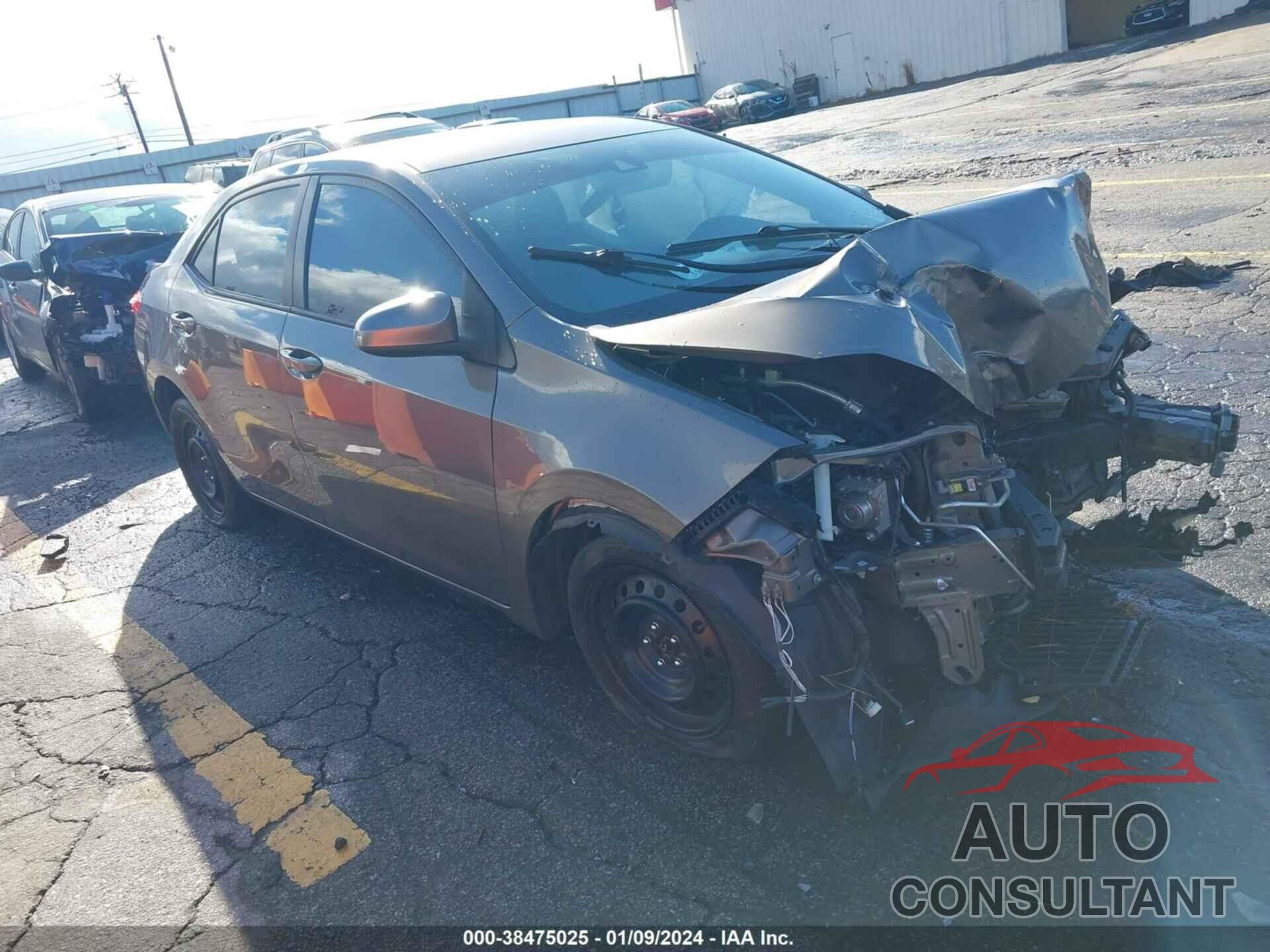TOYOTA COROLLA 2017 - 2T1BURHE5HC861015