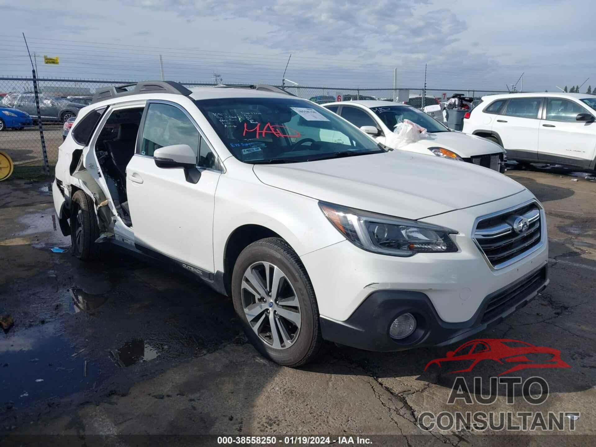 SUBARU OUTBACK 2019 - 4S4BSAJCXK3236220