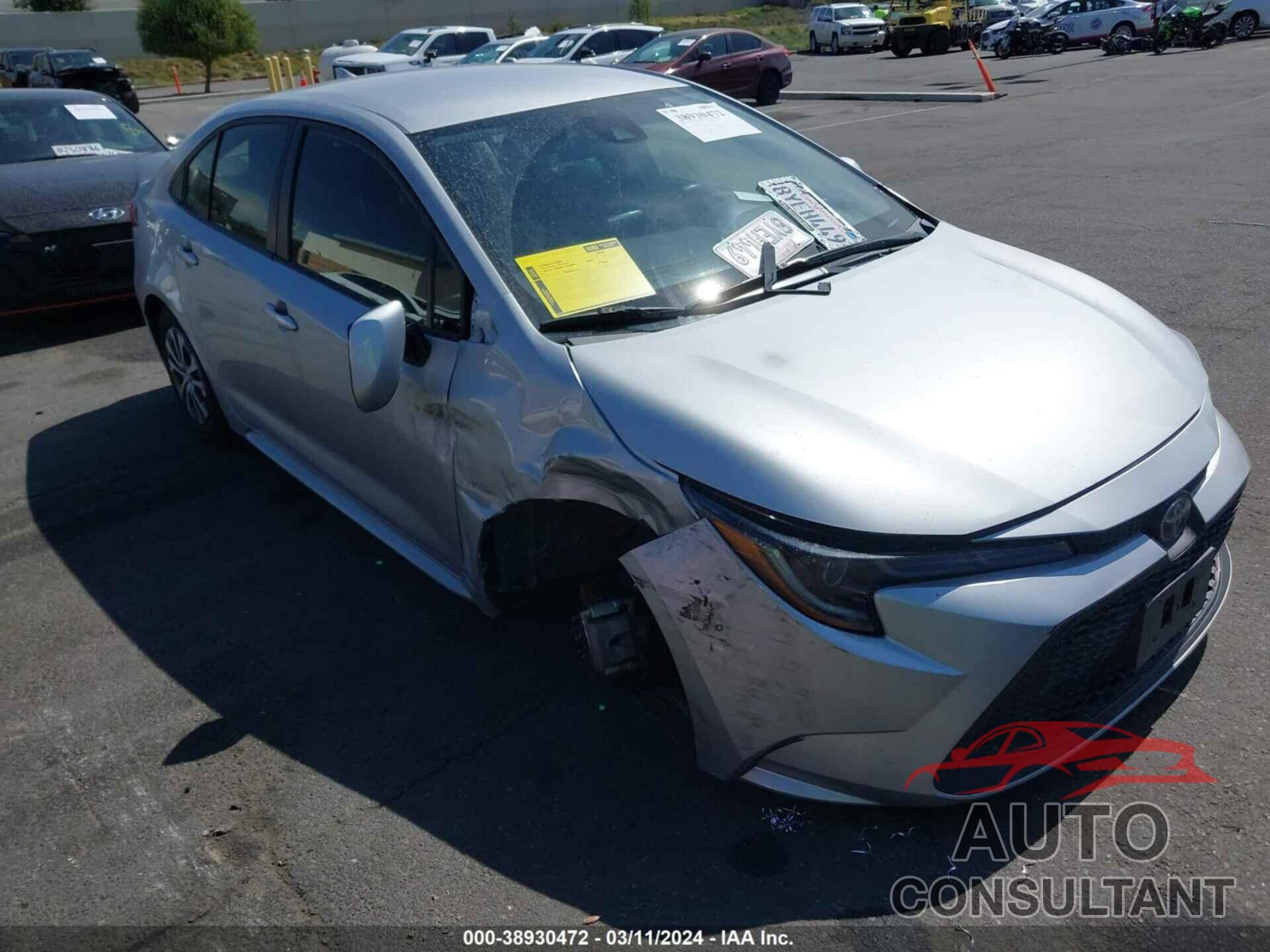 TOYOTA COROLLA 2022 - JTDEAMDE6NJ049351
