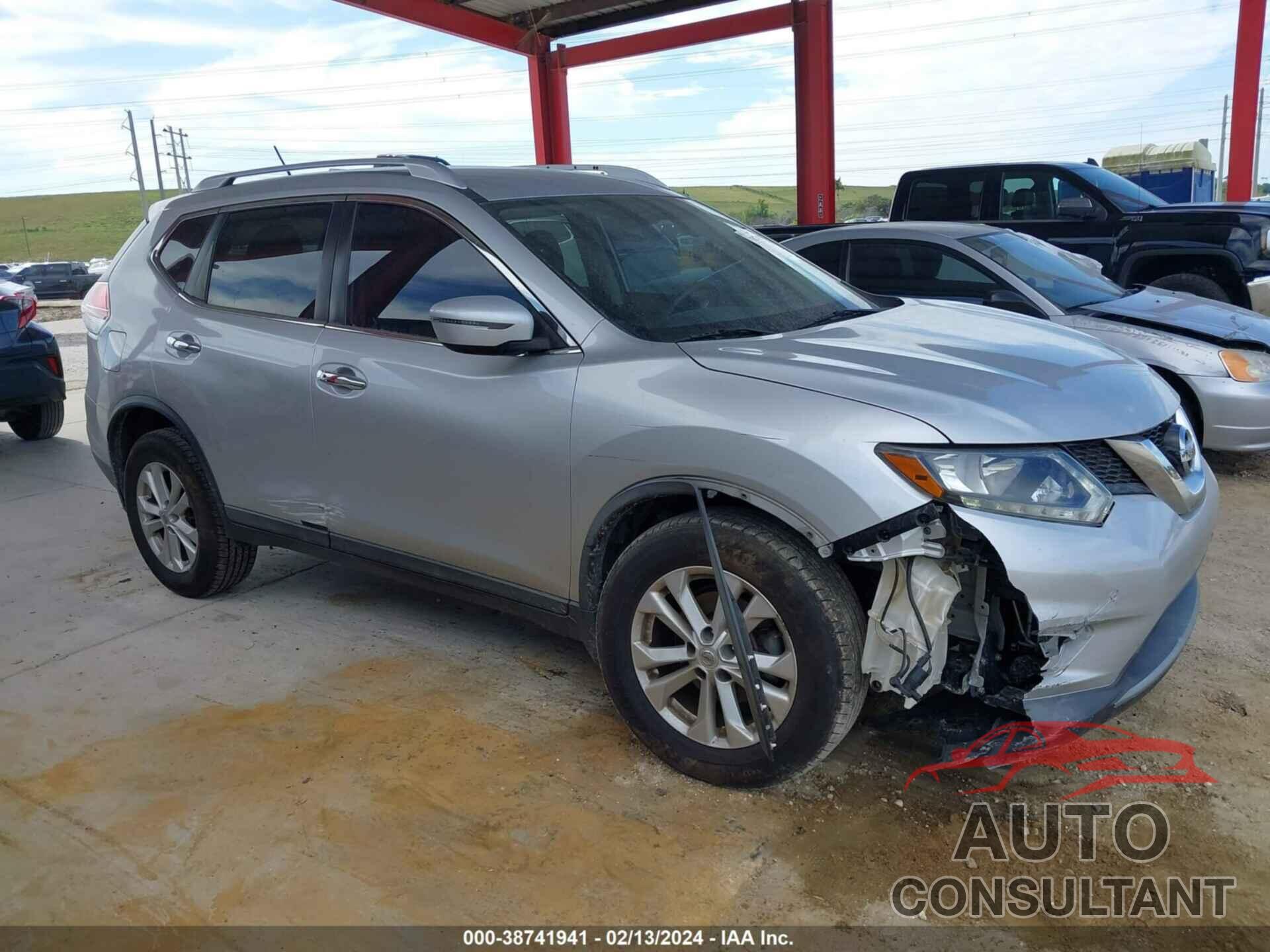 NISSAN ROGUE 2016 - KNMAT2MT0GP724249