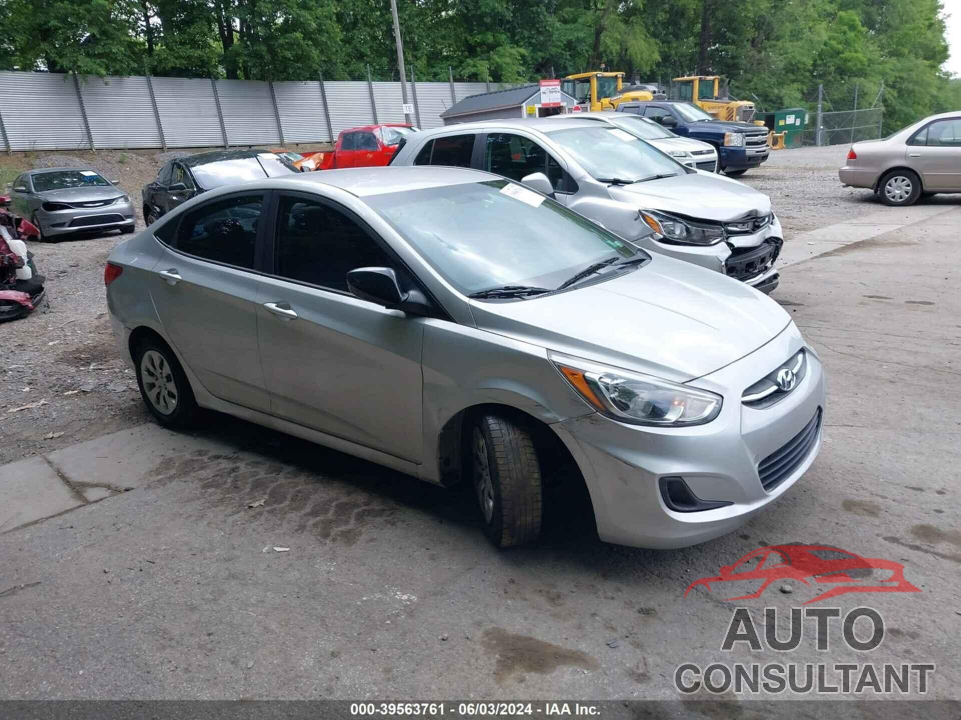 HYUNDAI ACCENT 2017 - KMHCT4AE7HU196332