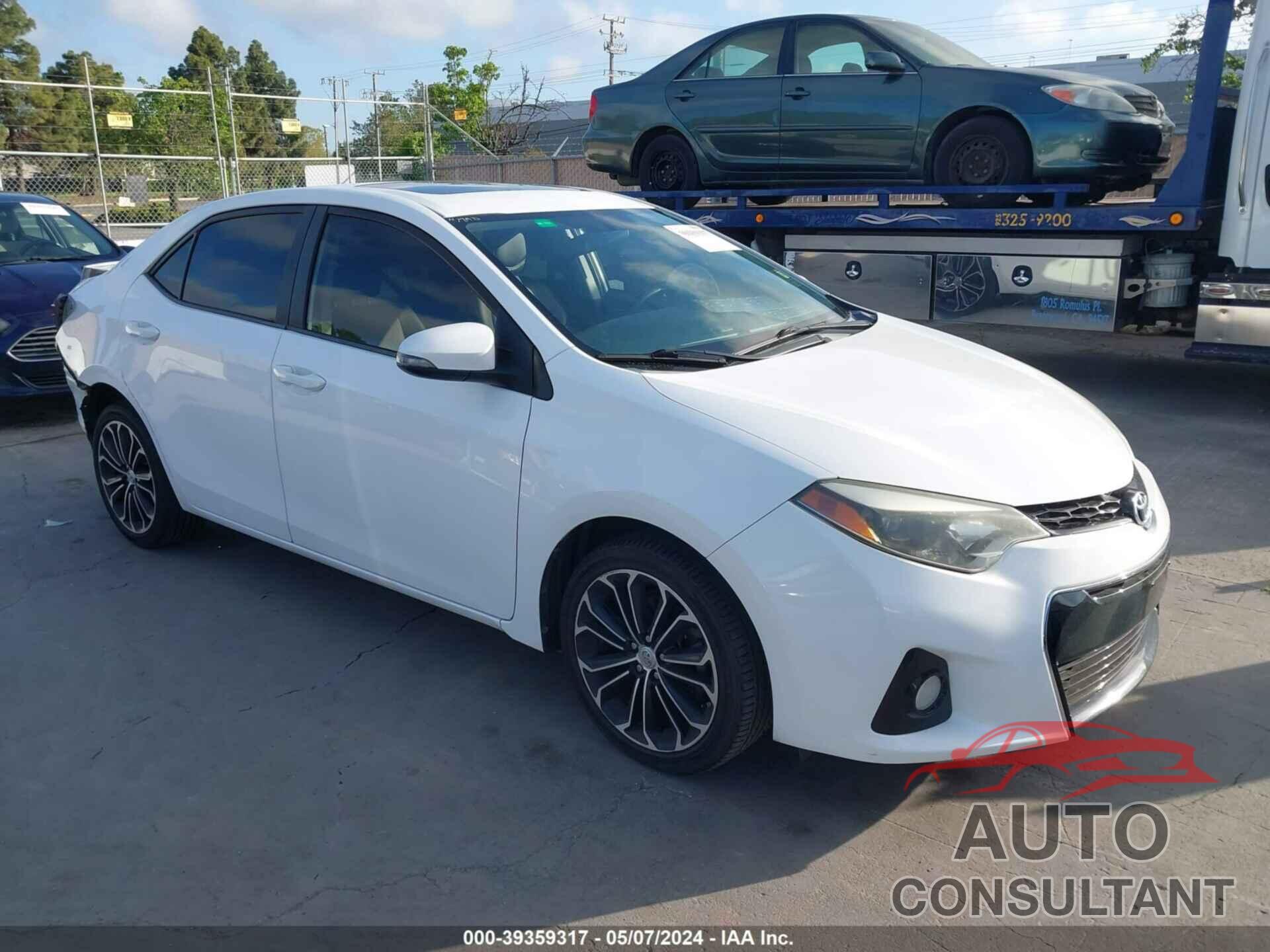 TOYOTA COROLLA 2016 - 2T1BURHE0GC598124