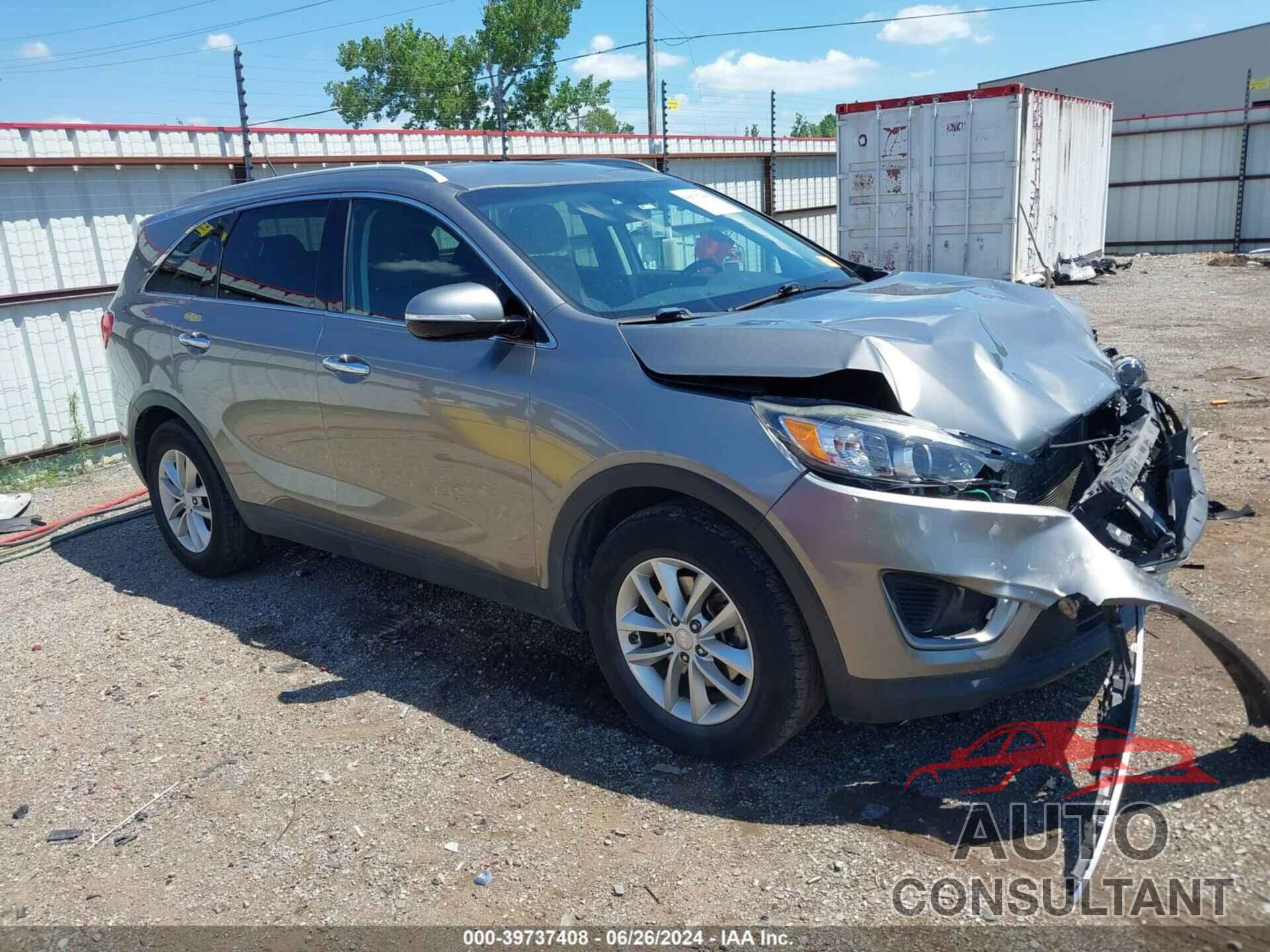 KIA SORENTO 2017 - 5XYPG4A58HG207298