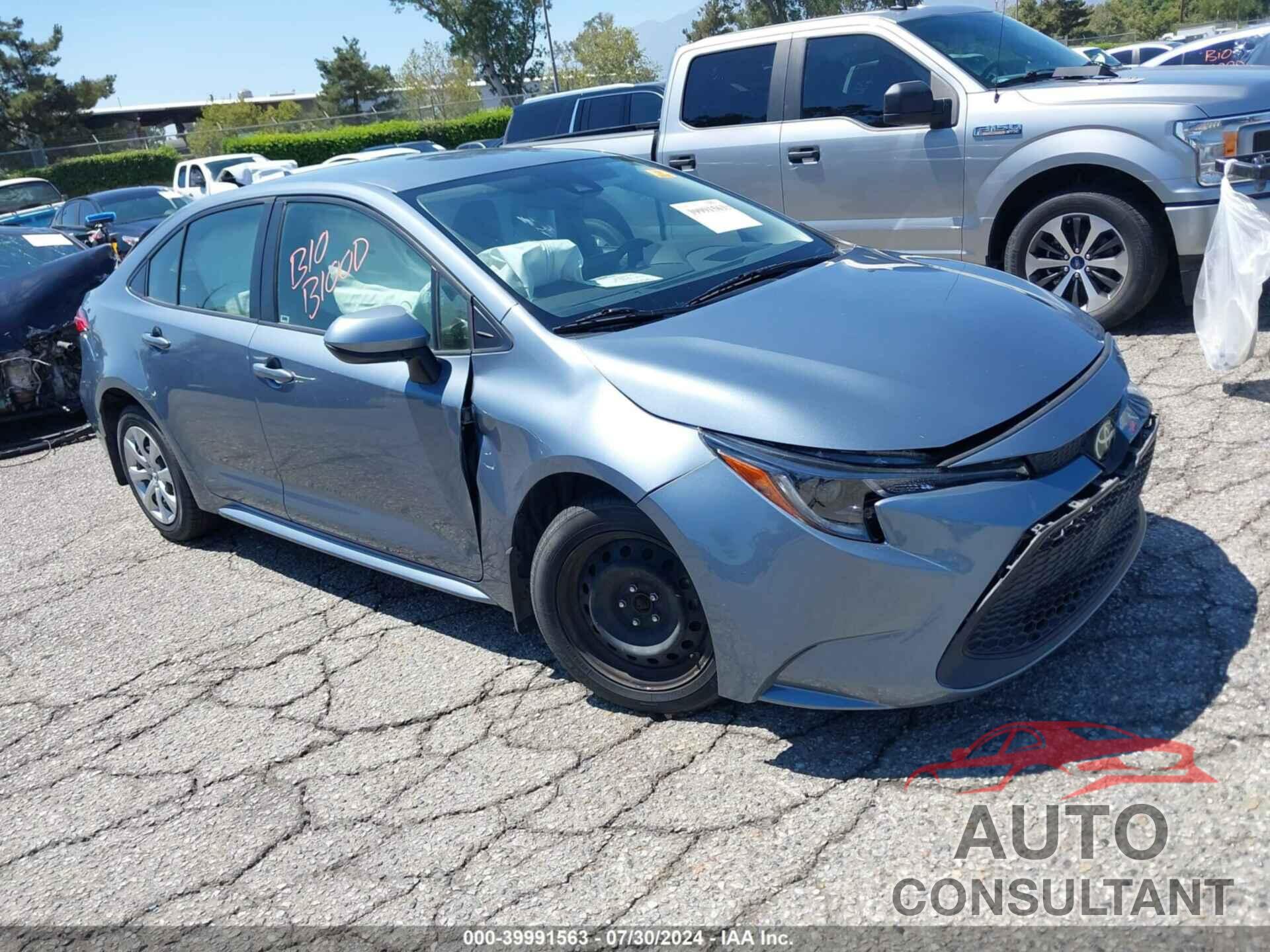 TOYOTA COROLLA 2022 - JTDEPMAEXN3004162