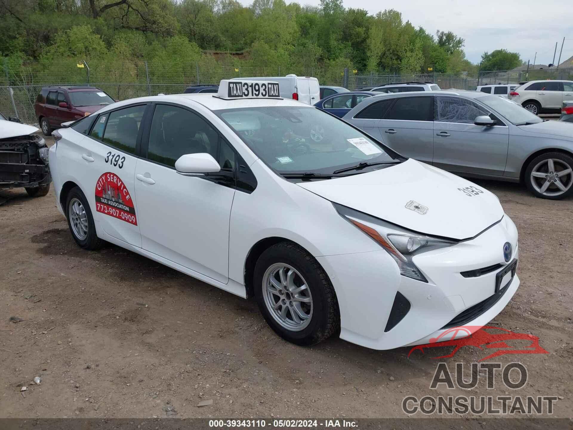 TOYOTA PRIUS 2017 - JTDKBRFU9H3050875