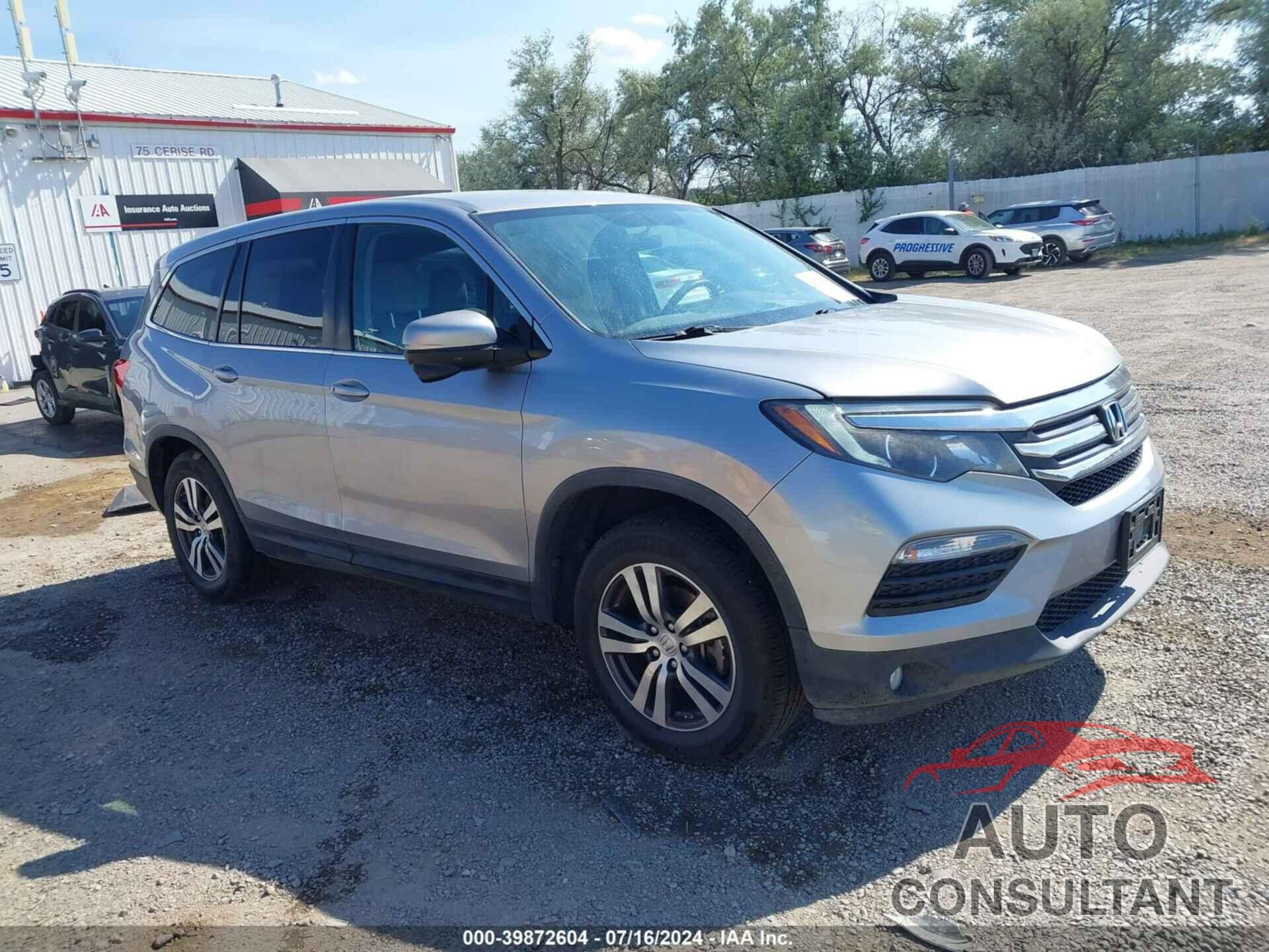 HONDA PILOT 2016 - 5FNYF6H30GB079068