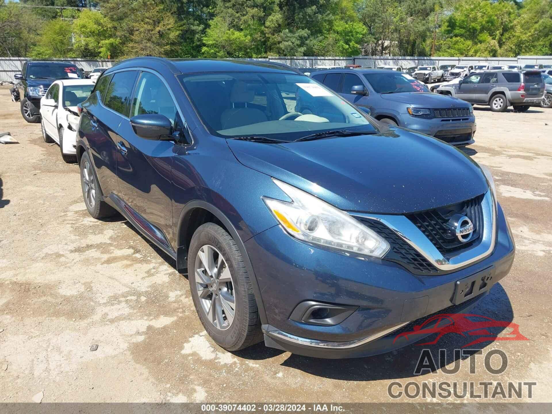 NISSAN MURANO 2017 - 5N1AZ2MG8HN174082