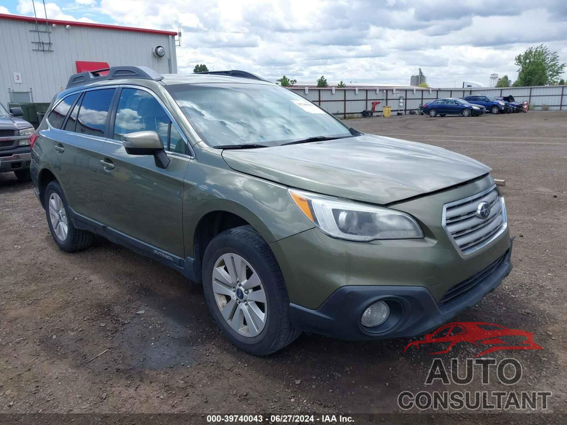 SUBARU OUTBACK 2017 - 4S4BSAHC0H3252943