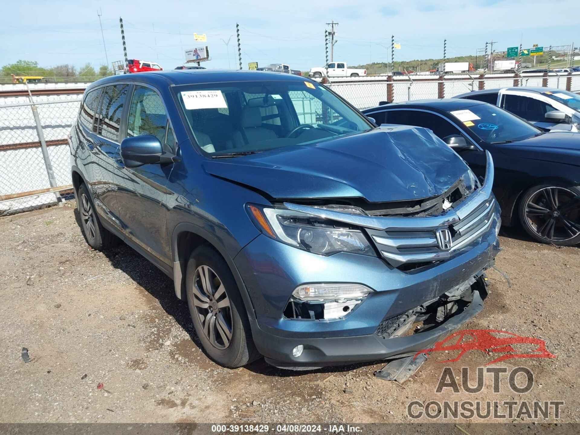 HONDA PILOT 2016 - 5FNYF5H50GB009579