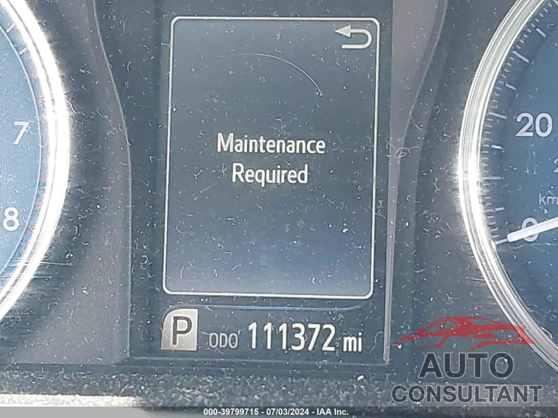 TOYOTA CAMRY 2016 - 4T4BF1FK1GR582300