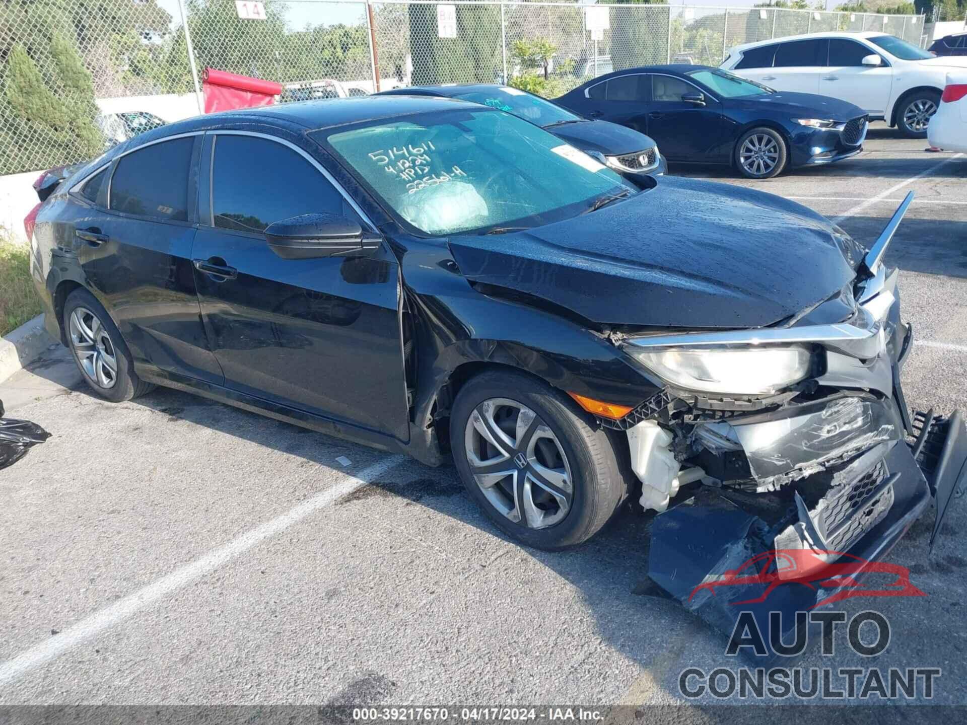 HONDA CIVIC 2016 - 2HGFC2F54GH504607