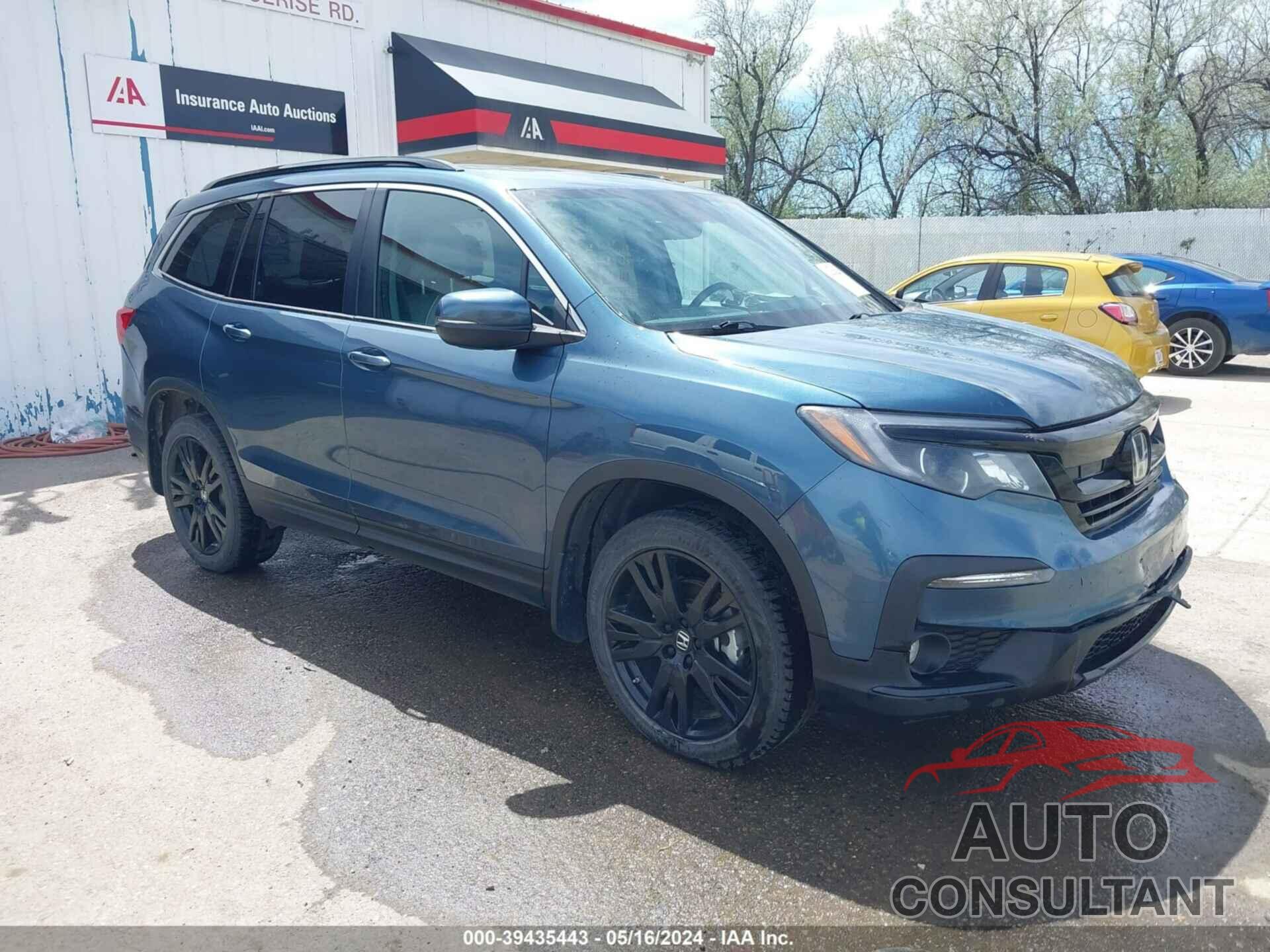 HONDA PILOT 2021 - 5FNYF6H25MB092479