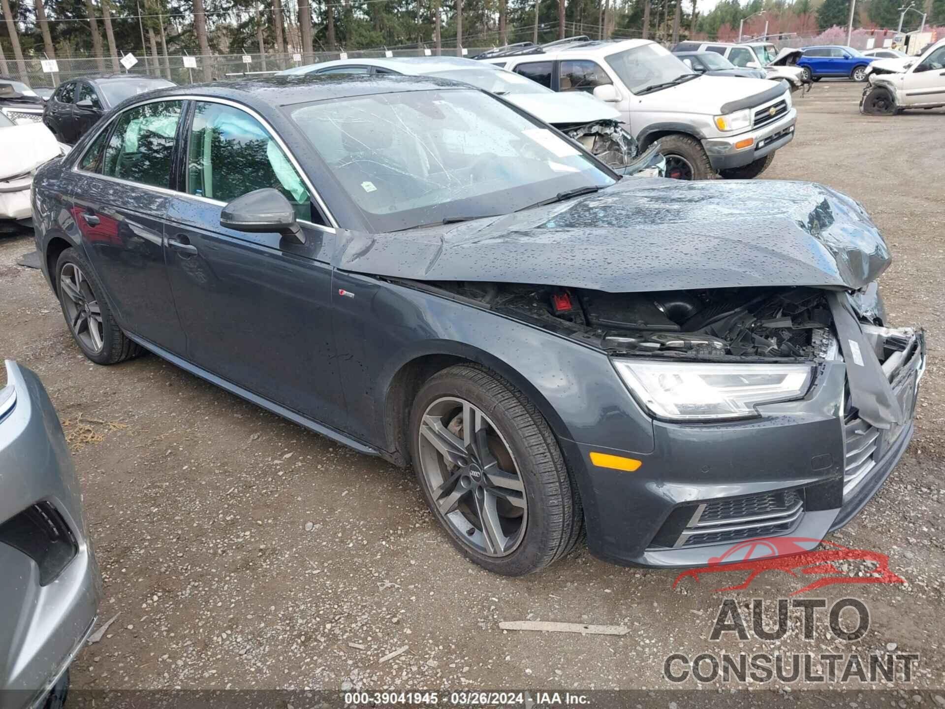 AUDI A4 2017 - WAUENAF49HN057008