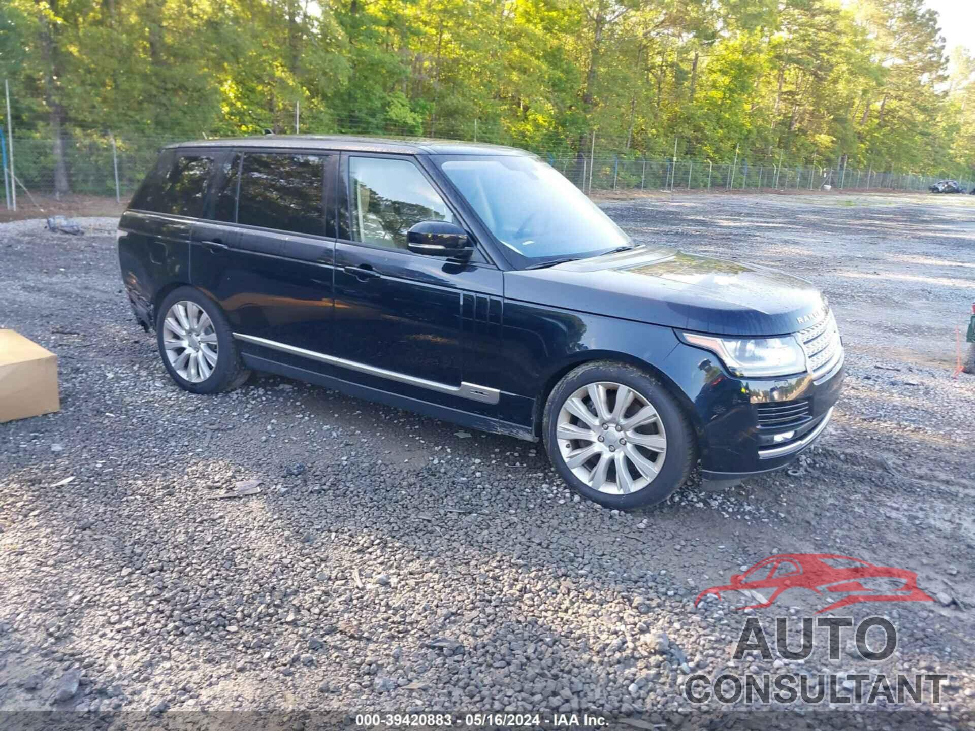 LAND ROVER RANGE ROVER 2016 - SALGS3EF0GA257261