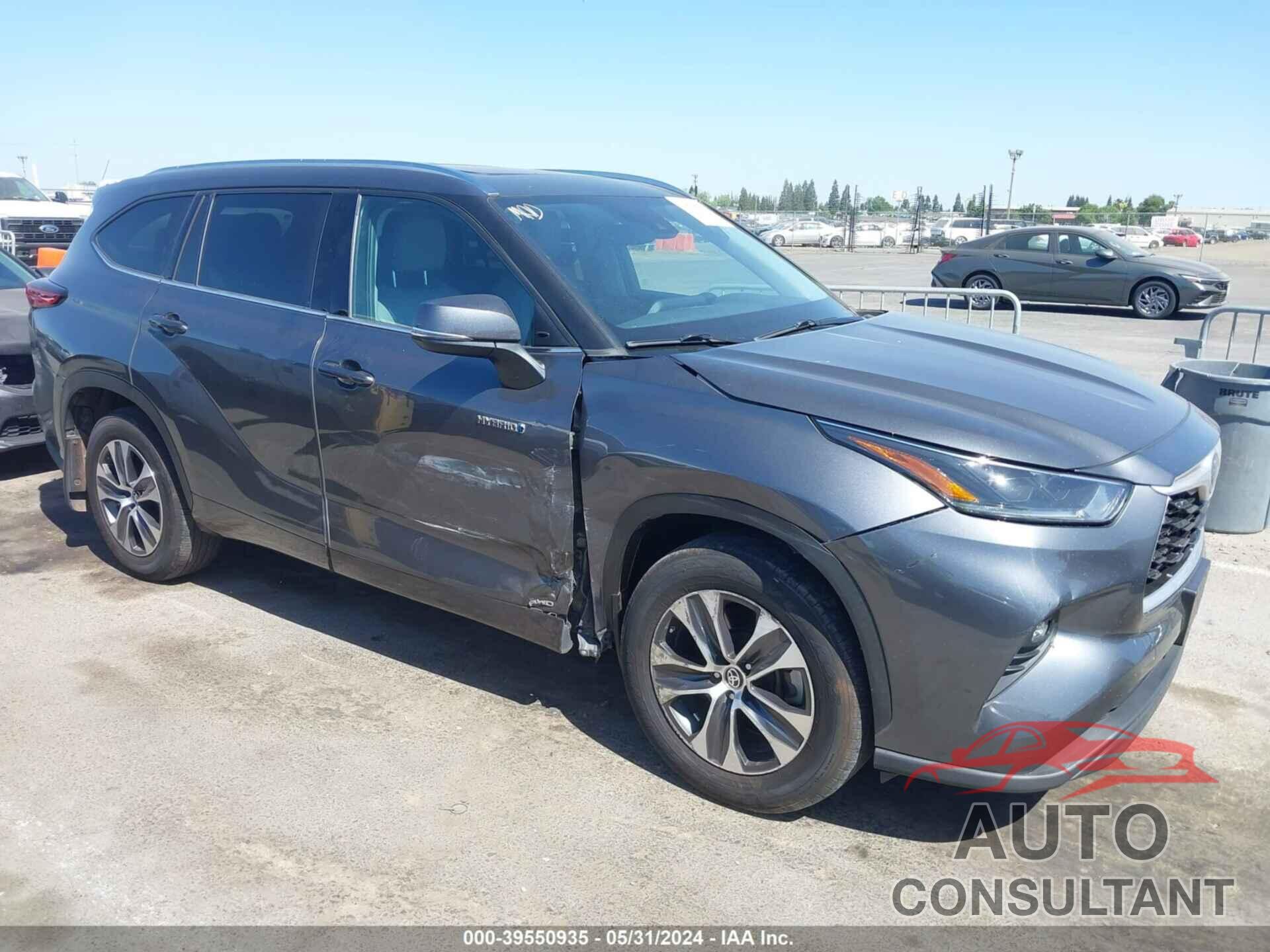 TOYOTA HIGHLANDER 2021 - 5TDHBRCH5MS515176