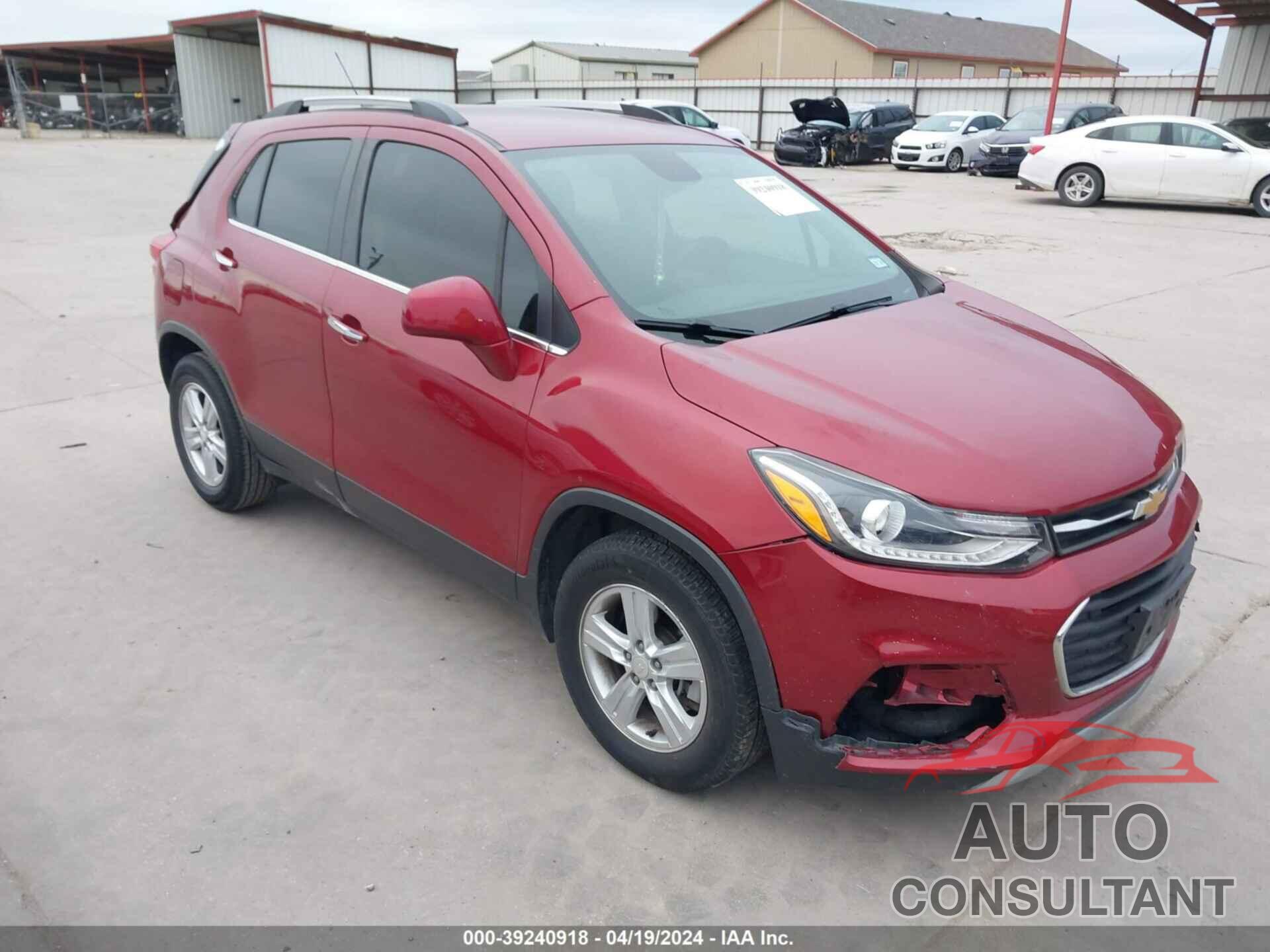 CHEVROLET TRAX 2019 - 3GNCJLSB6KL193391