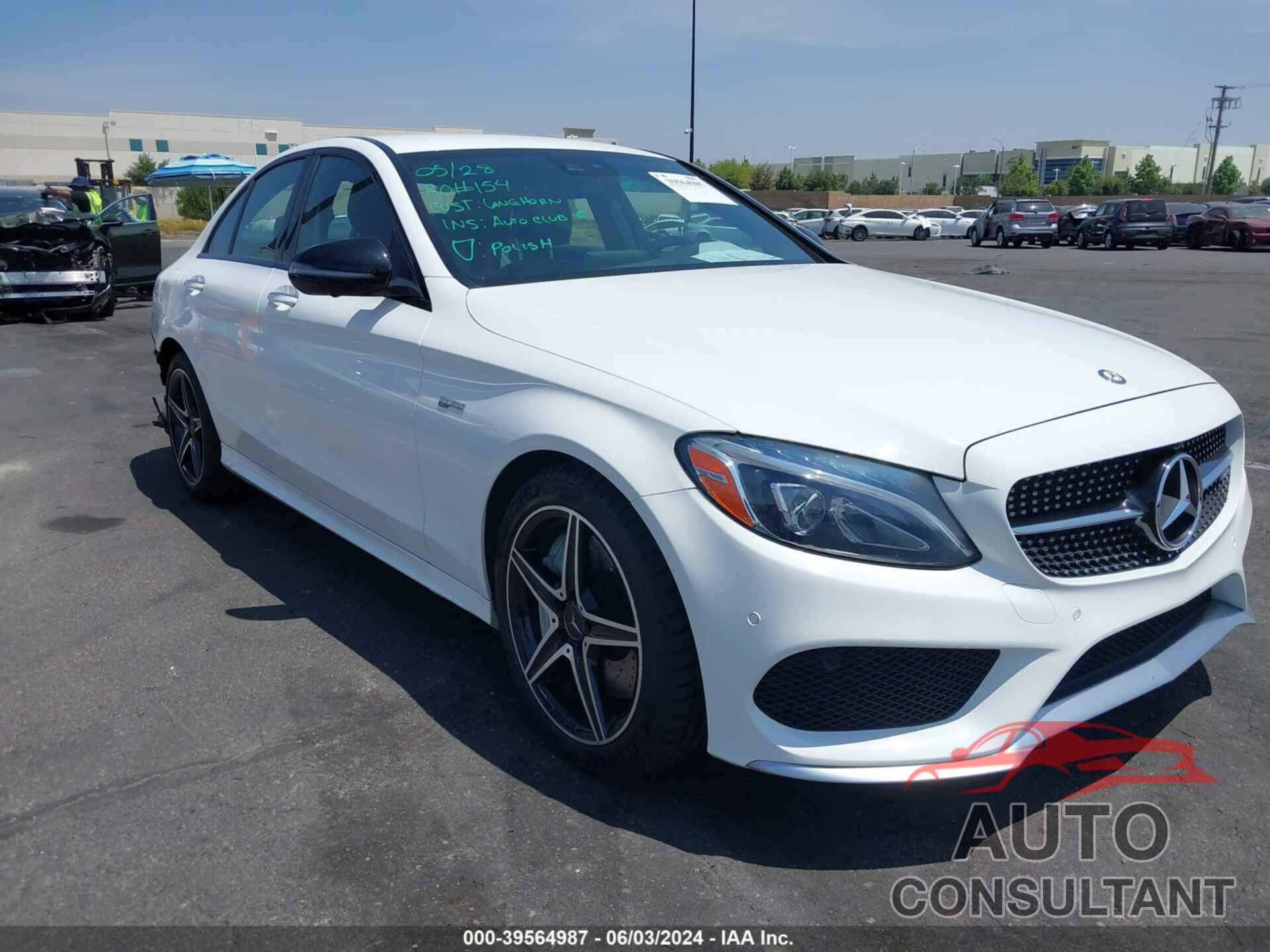 MERCEDES-BENZ AMG C 43 2017 - 55SWF6EB9HU199499