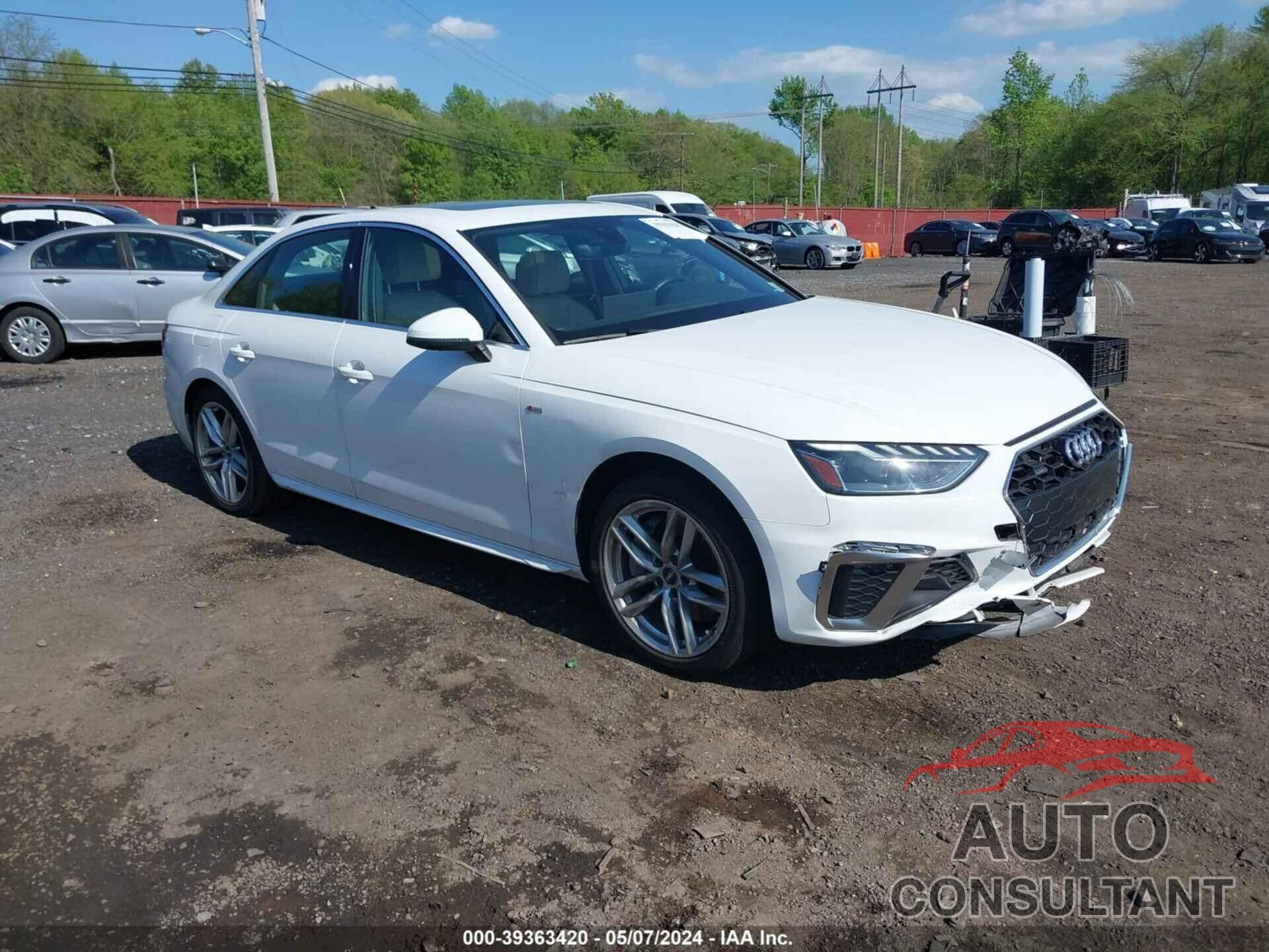 AUDI A4 2021 - WAUEAAF46MN006345