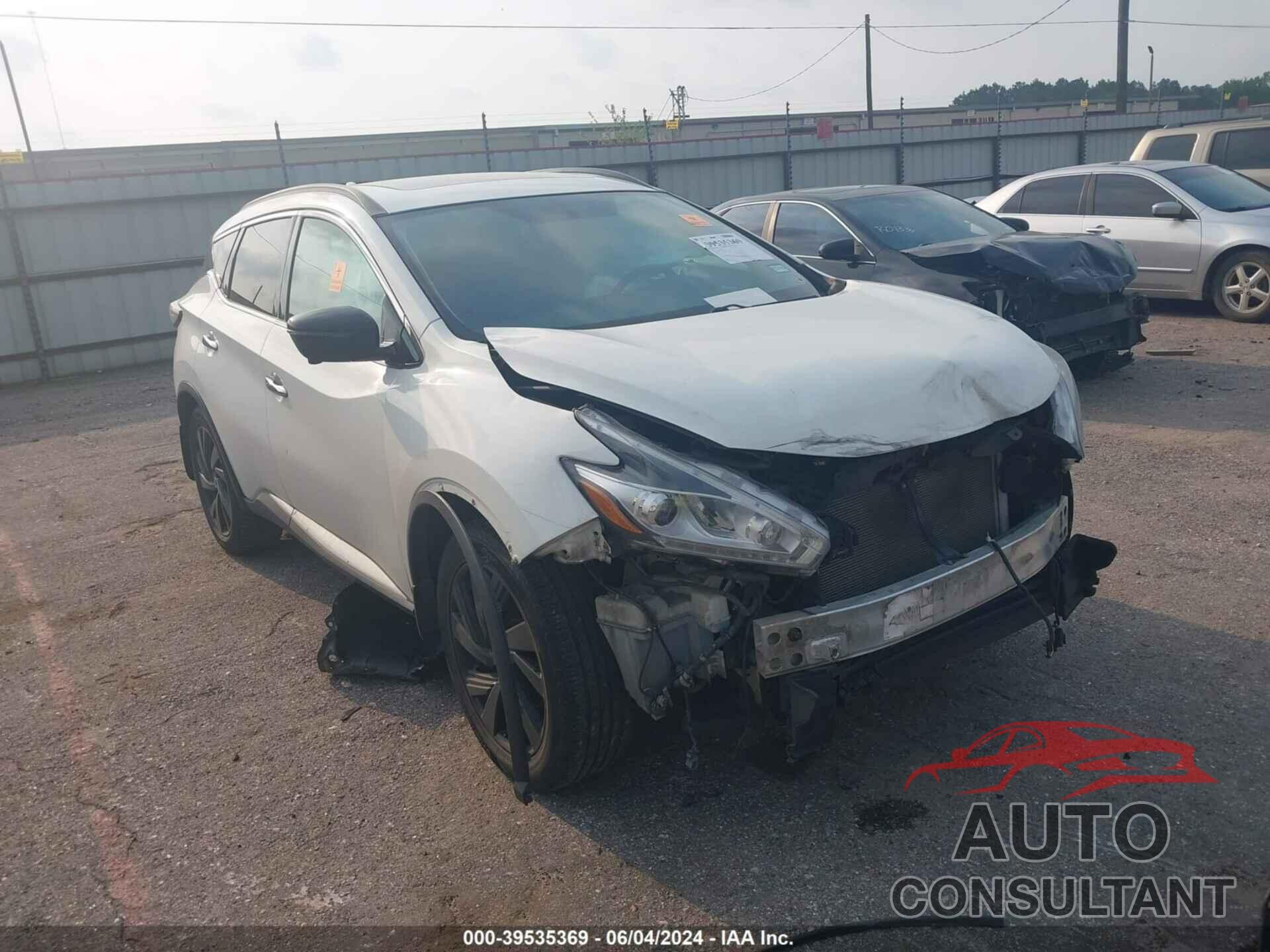 NISSAN MURANO 2017 - 5N1AZ2MG1HN188051