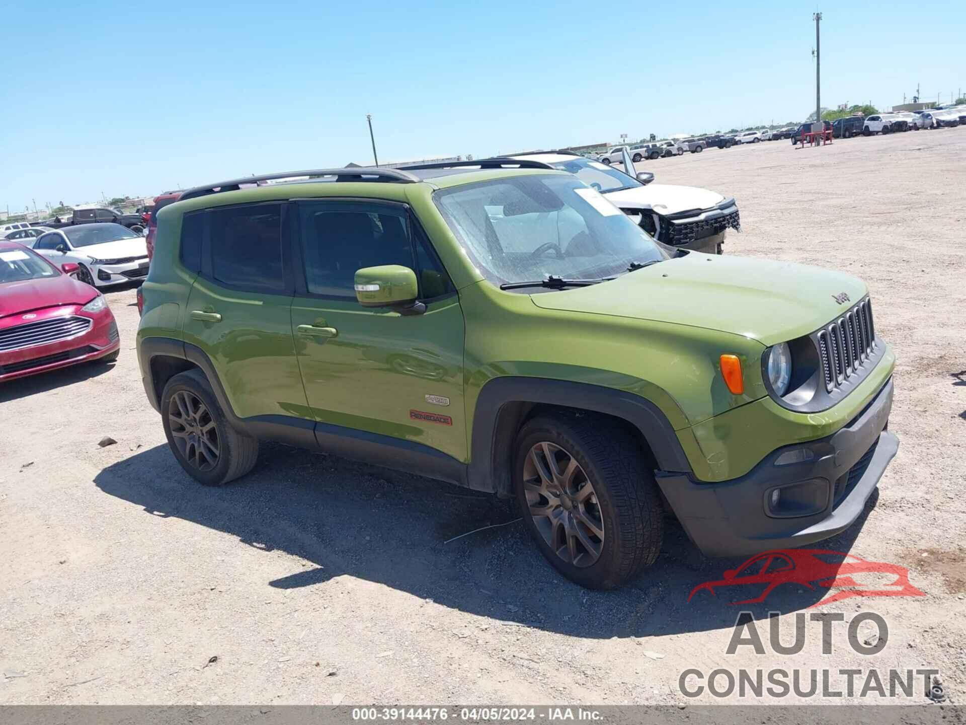 JEEP RENEGADE 2016 - ZACCJABT2GPD51911