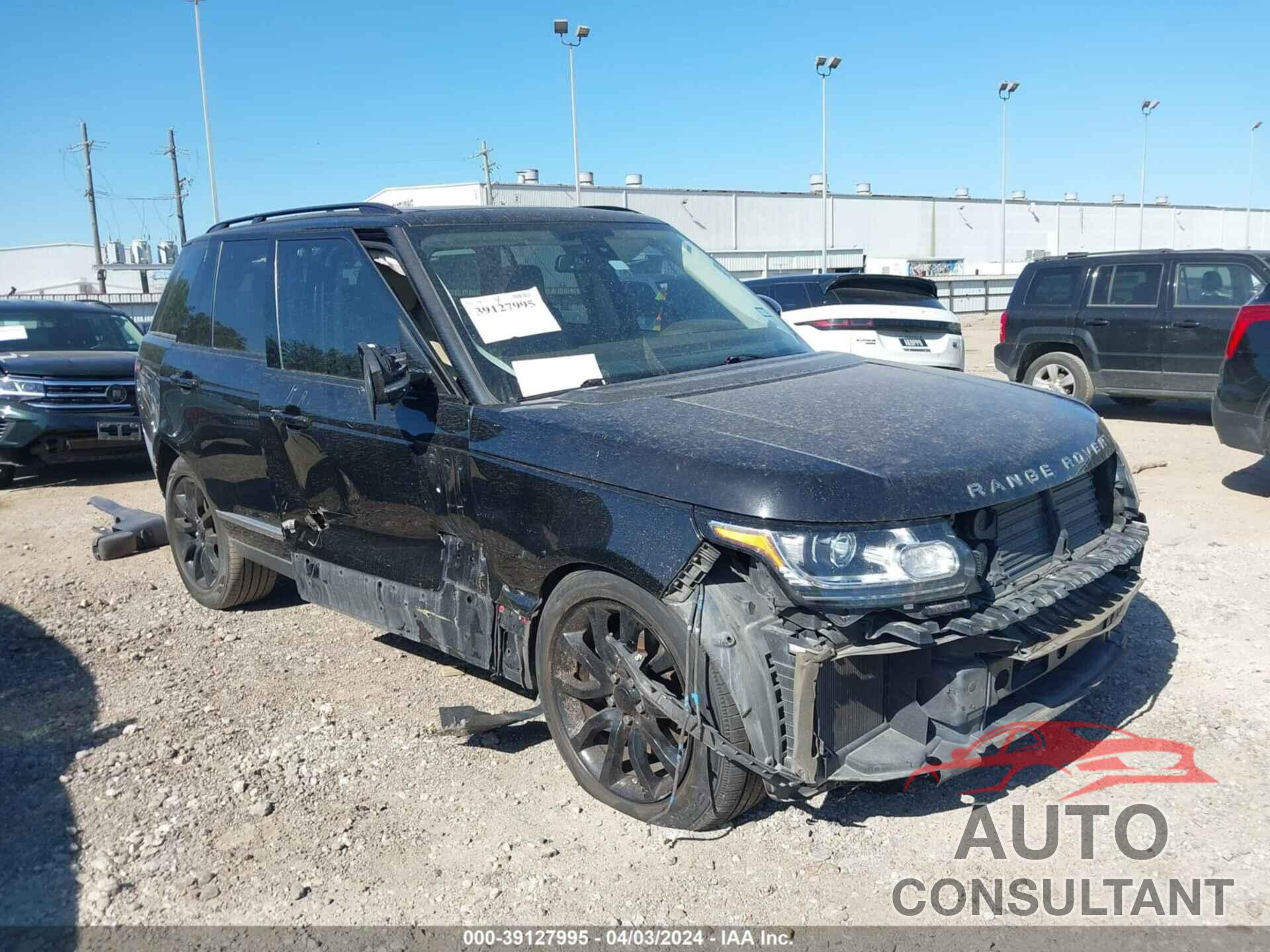 LAND ROVER RANGE ROVER 2016 - SALGS2KF6GA271275