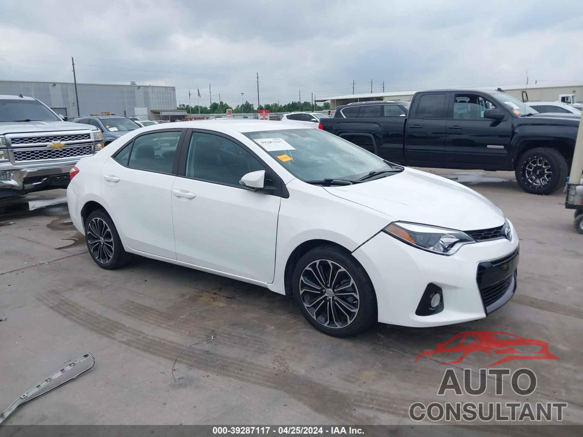 TOYOTA COROLLA 2016 - 5YFBURHE8GP416816