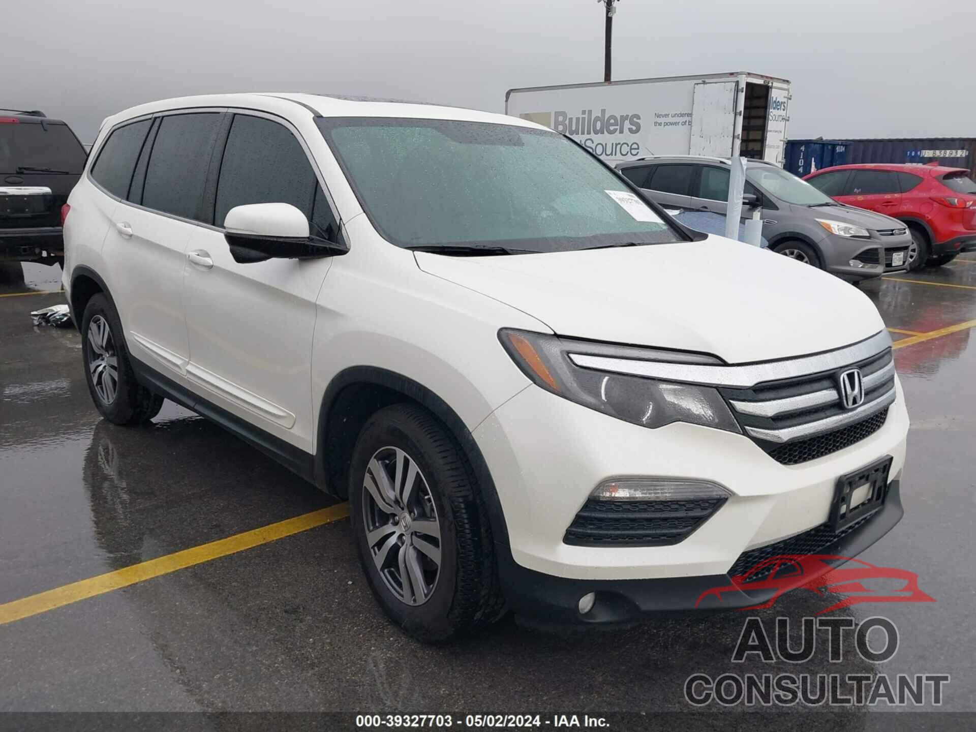 HONDA PILOT 2017 - 5FNYF5H53HB024613