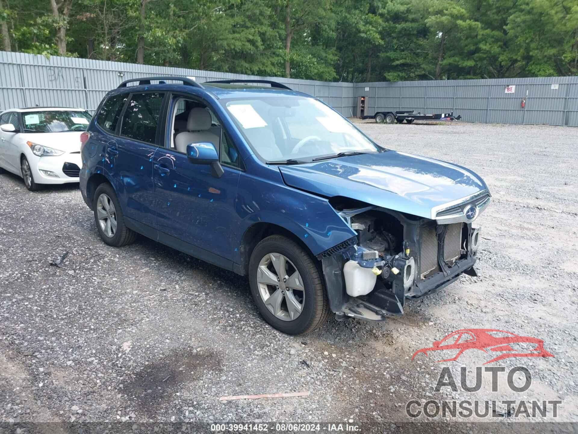 SUBARU FORESTER 2016 - JF2SJADC7GH400845