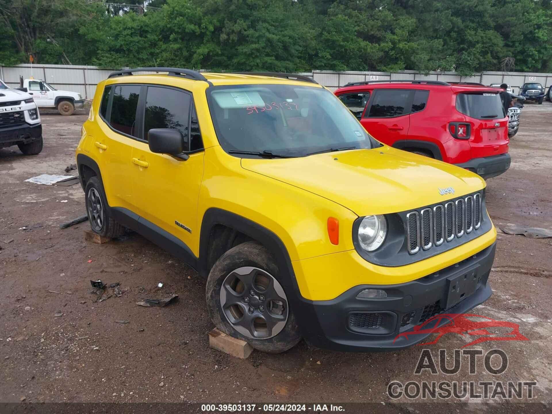 JEEP RENEGADE 2016 - ZACCJAAT0GPD87338