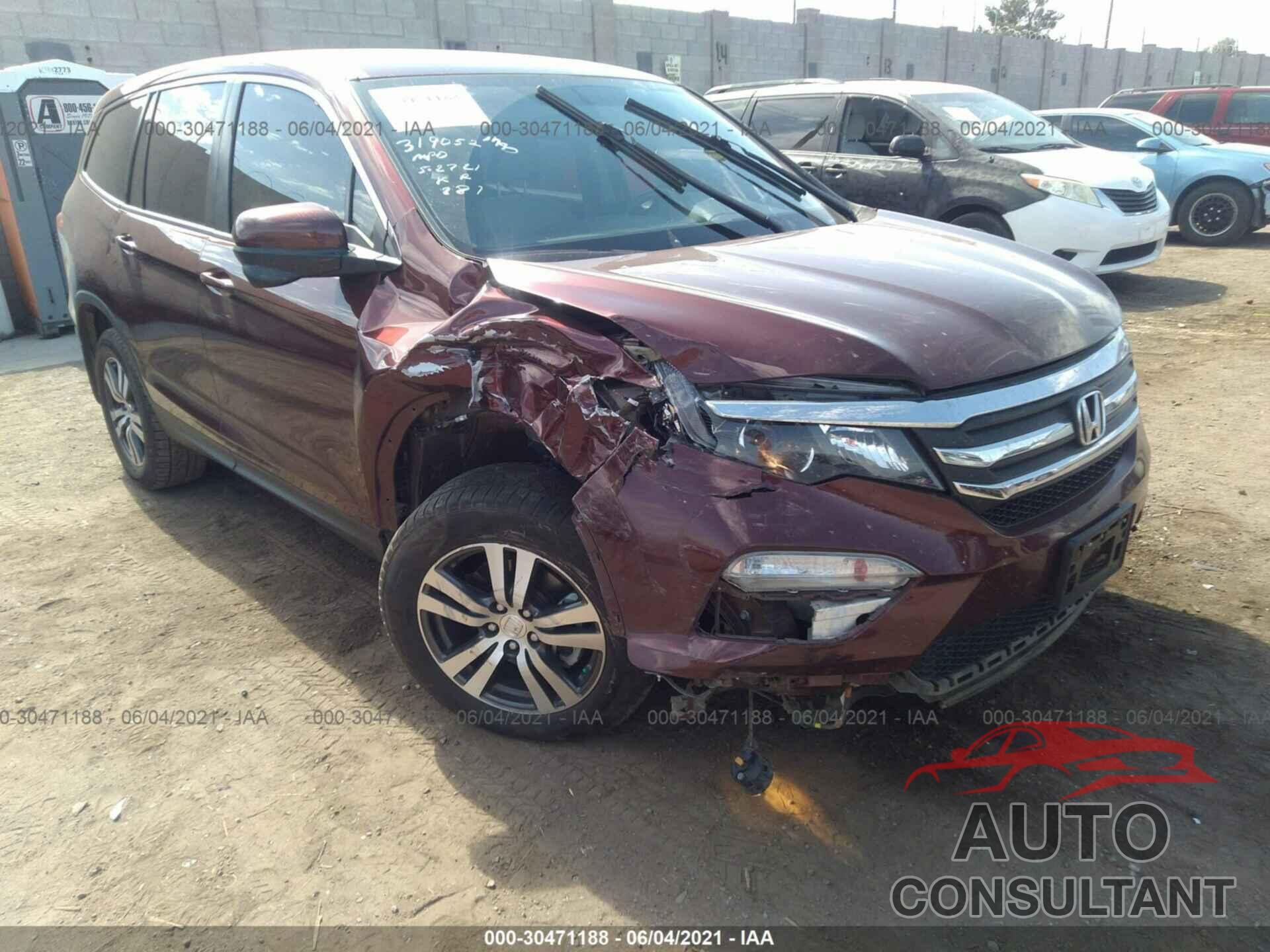 HONDA PILOT 2018 - 5FNYF5H59JB025075