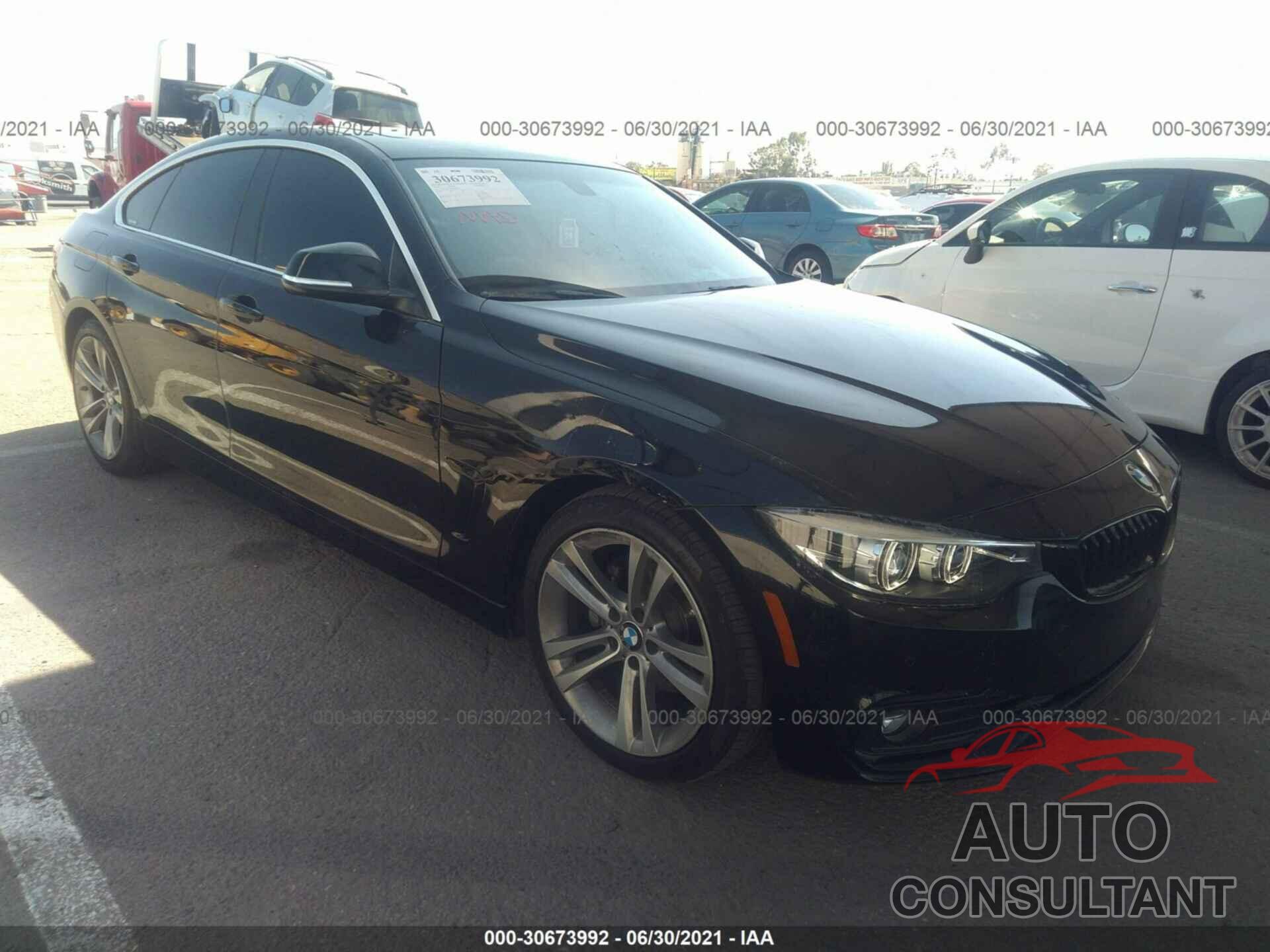 BMW 4 SERIES 2018 - WBA4J1C5XJBG75842