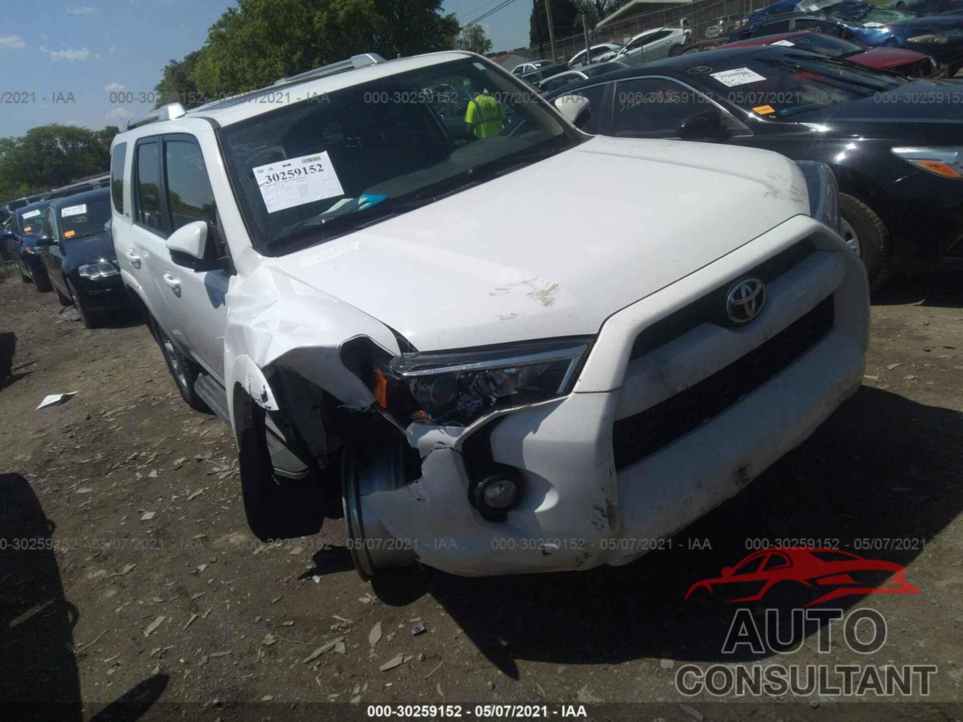 TOYOTA 4RUNNER 2016 - JTEZU5JR8G5127898