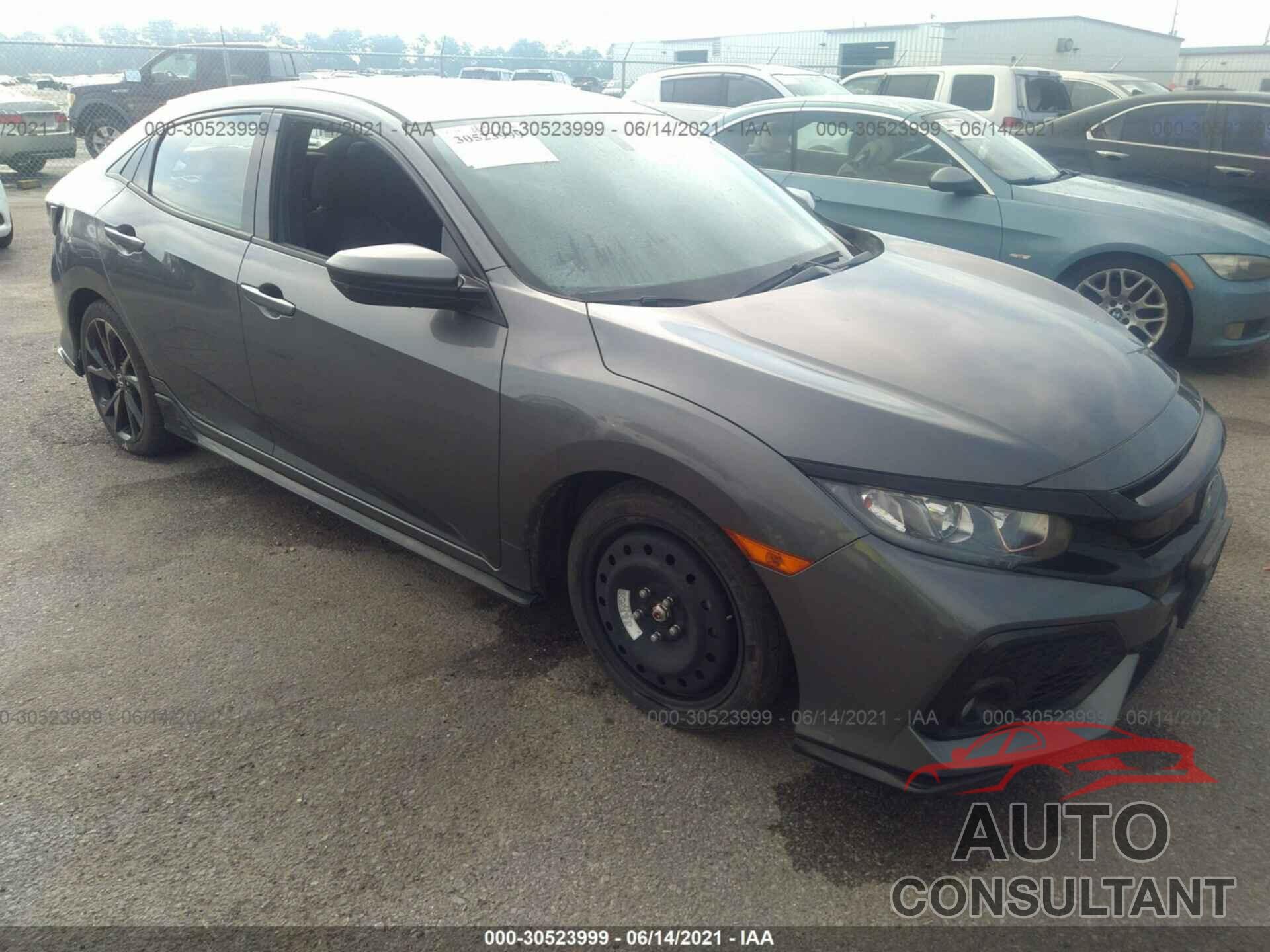 HONDA CIVIC HATCHBACK 2018 - SHHFK7H49JU228519