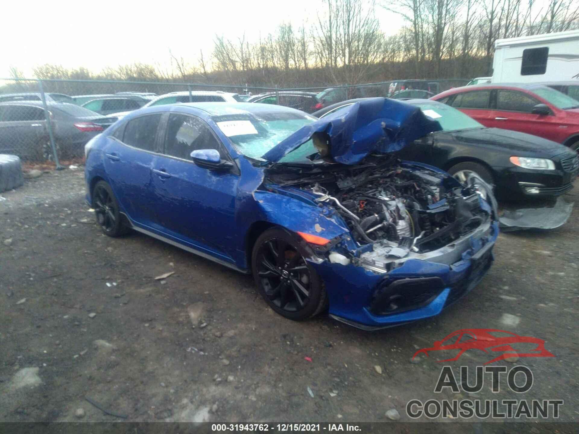 HONDA CIVIC HATCHBACK 2018 - SHHFK7H41JU418671