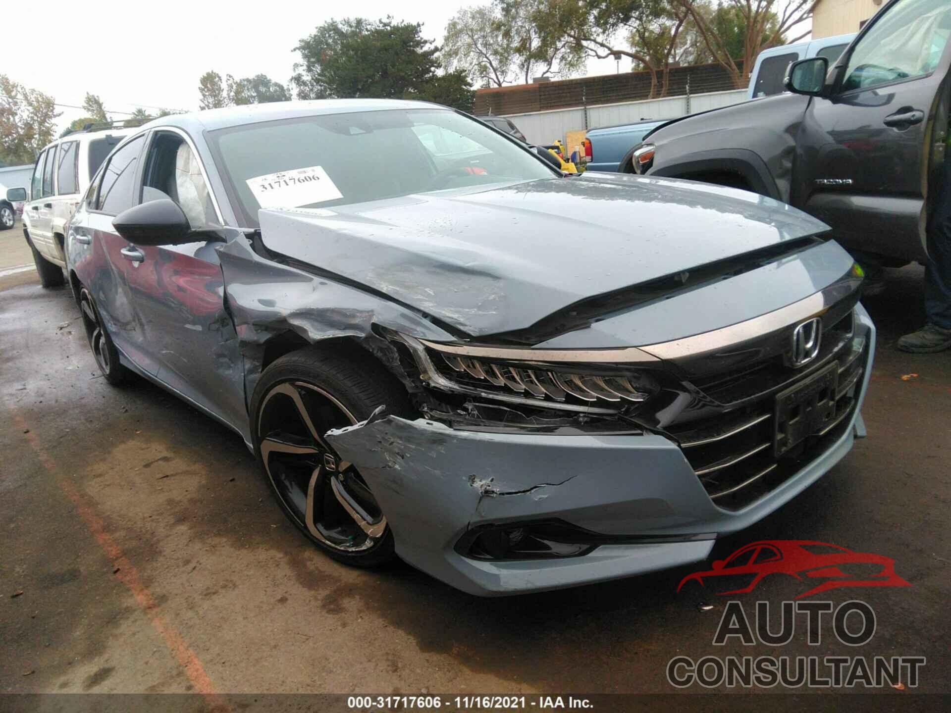 HONDA ACCORD SEDAN 2021 - 1HGCV1F3XMA017377