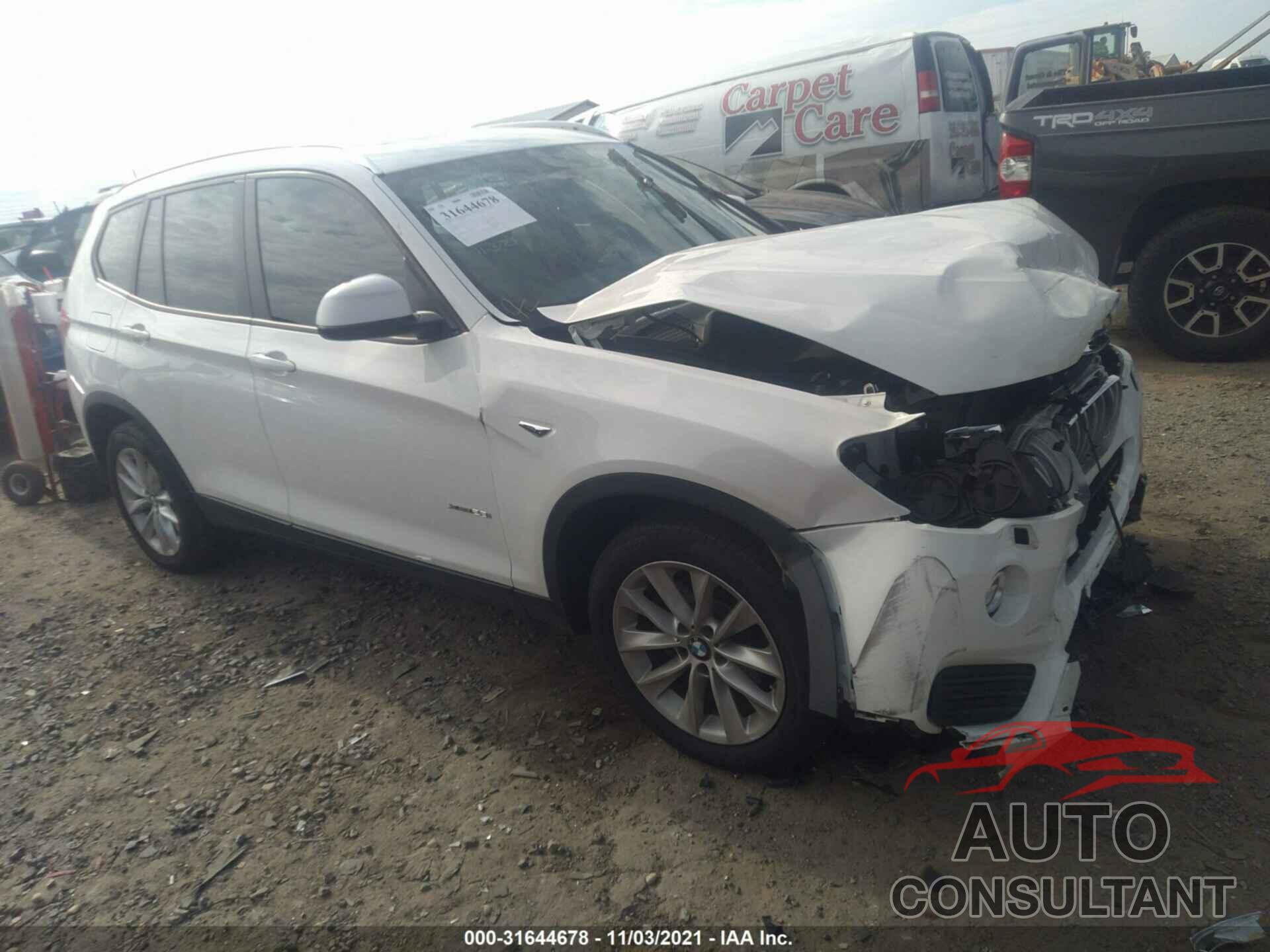 BMW X3 2017 - 5UXWX9C35H0W78785