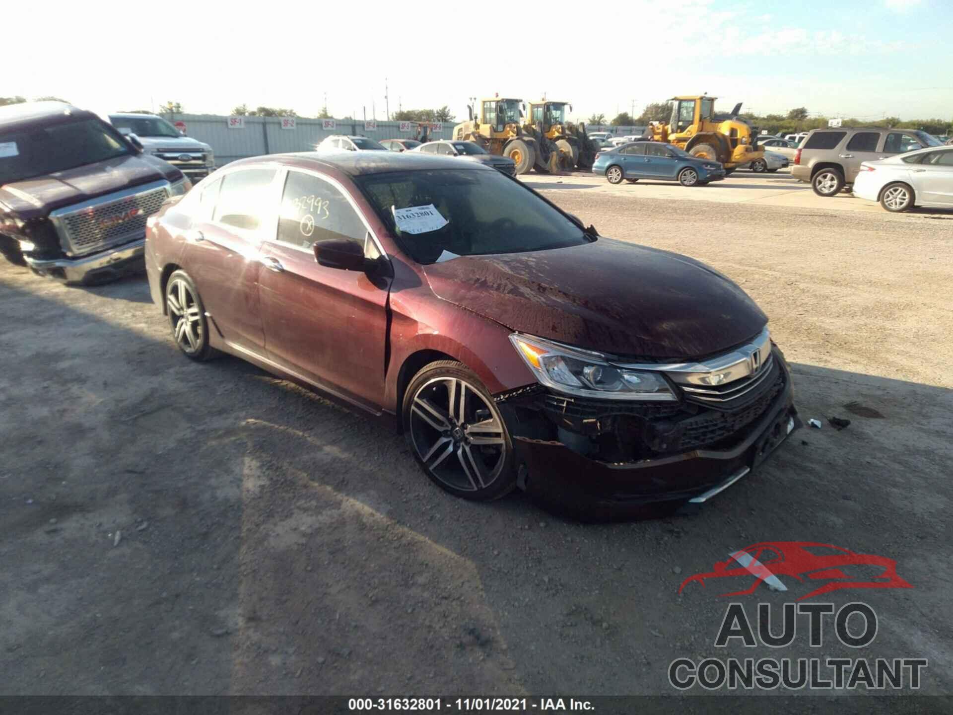 HONDA ACCORD SEDAN 2017 - 1HGCR2F52HA132993