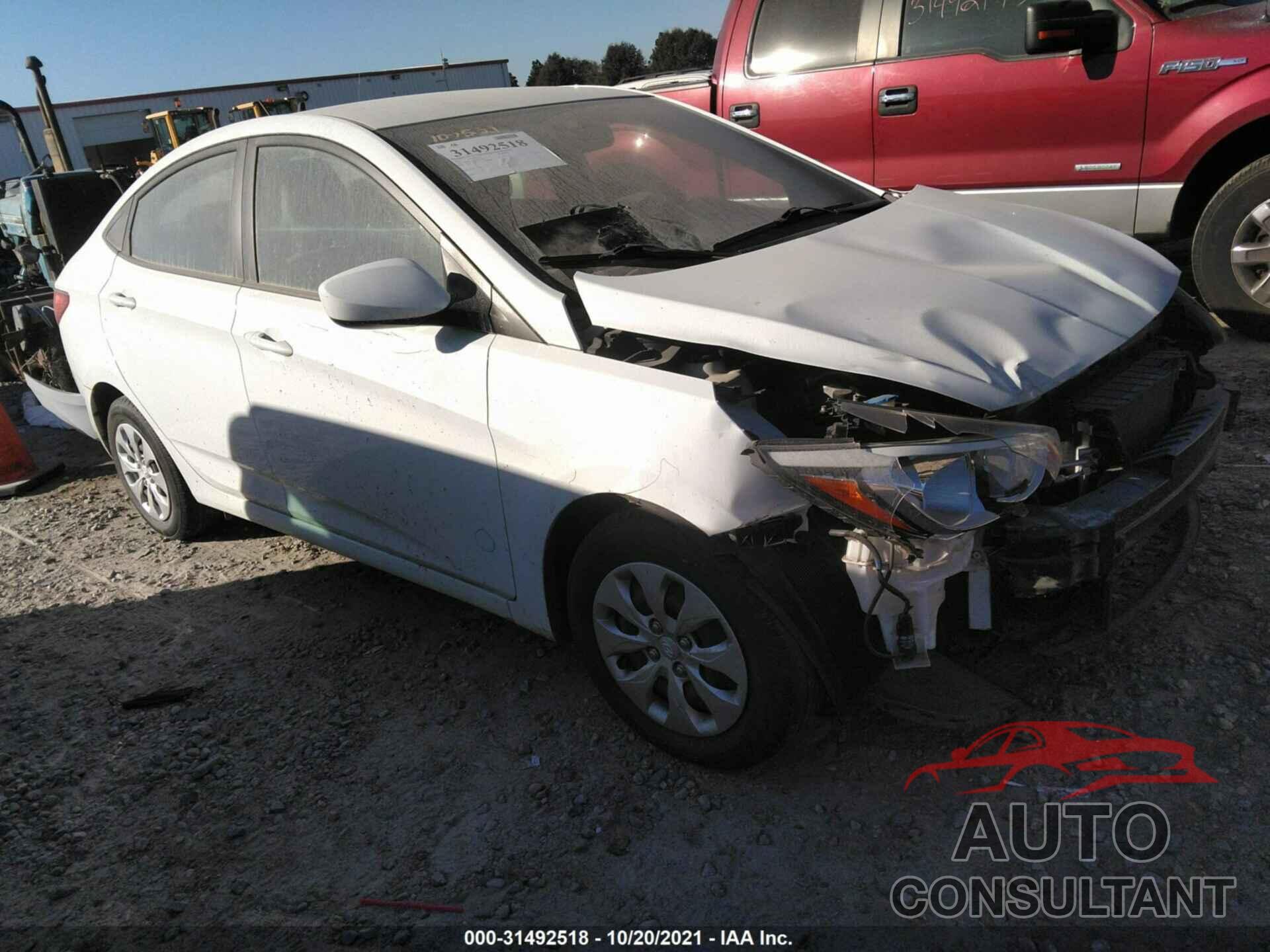 HYUNDAI ACCENT 2017 - KMHCT4AEXHU286221