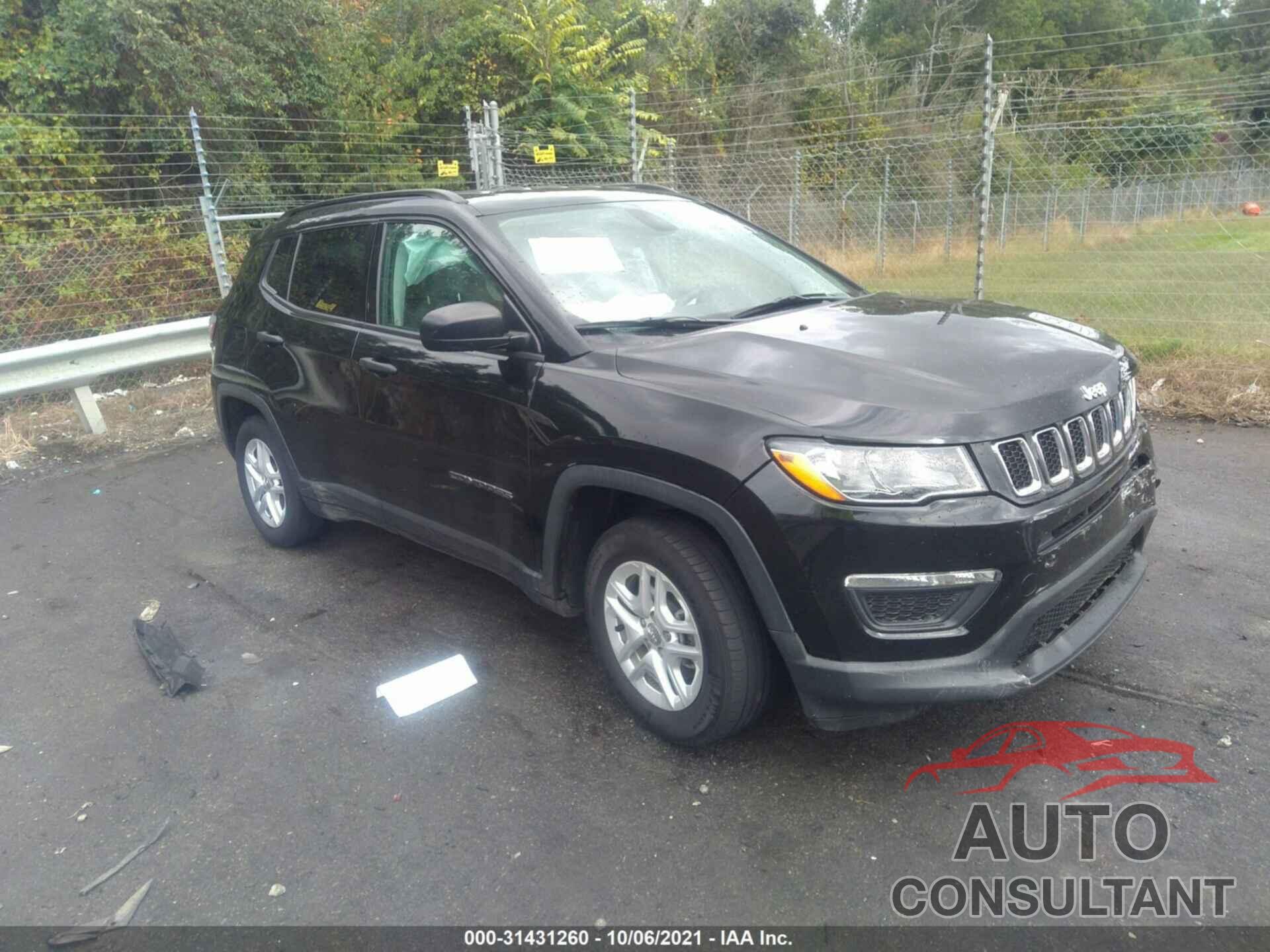 JEEP COMPASS 2017 - 3C4NJCABXHT658203