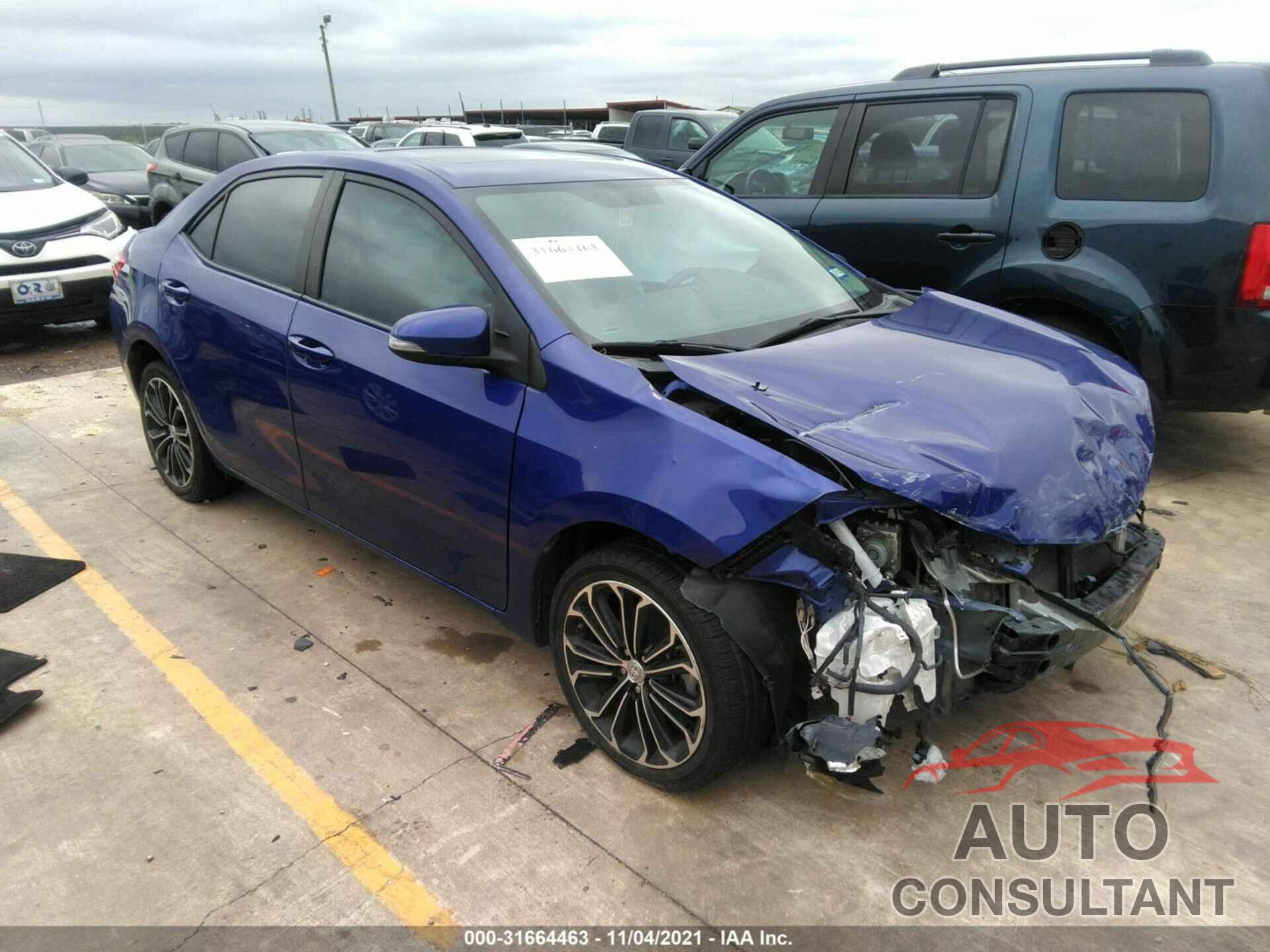 TOYOTA COROLLA 2016 - 5YFBURHEXGP508963