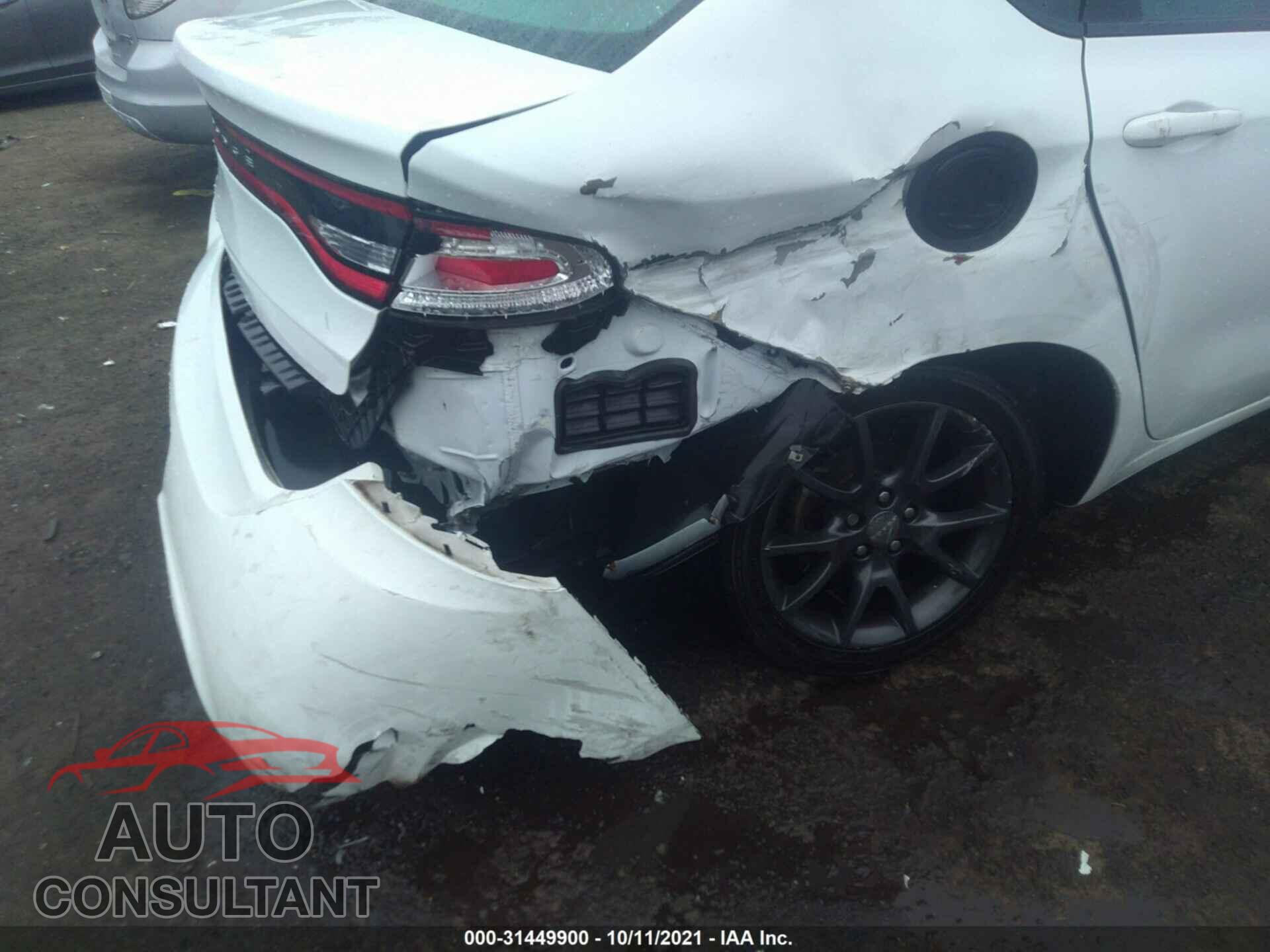 DODGE DART 2016 - 1C3CDFAA1GD555512