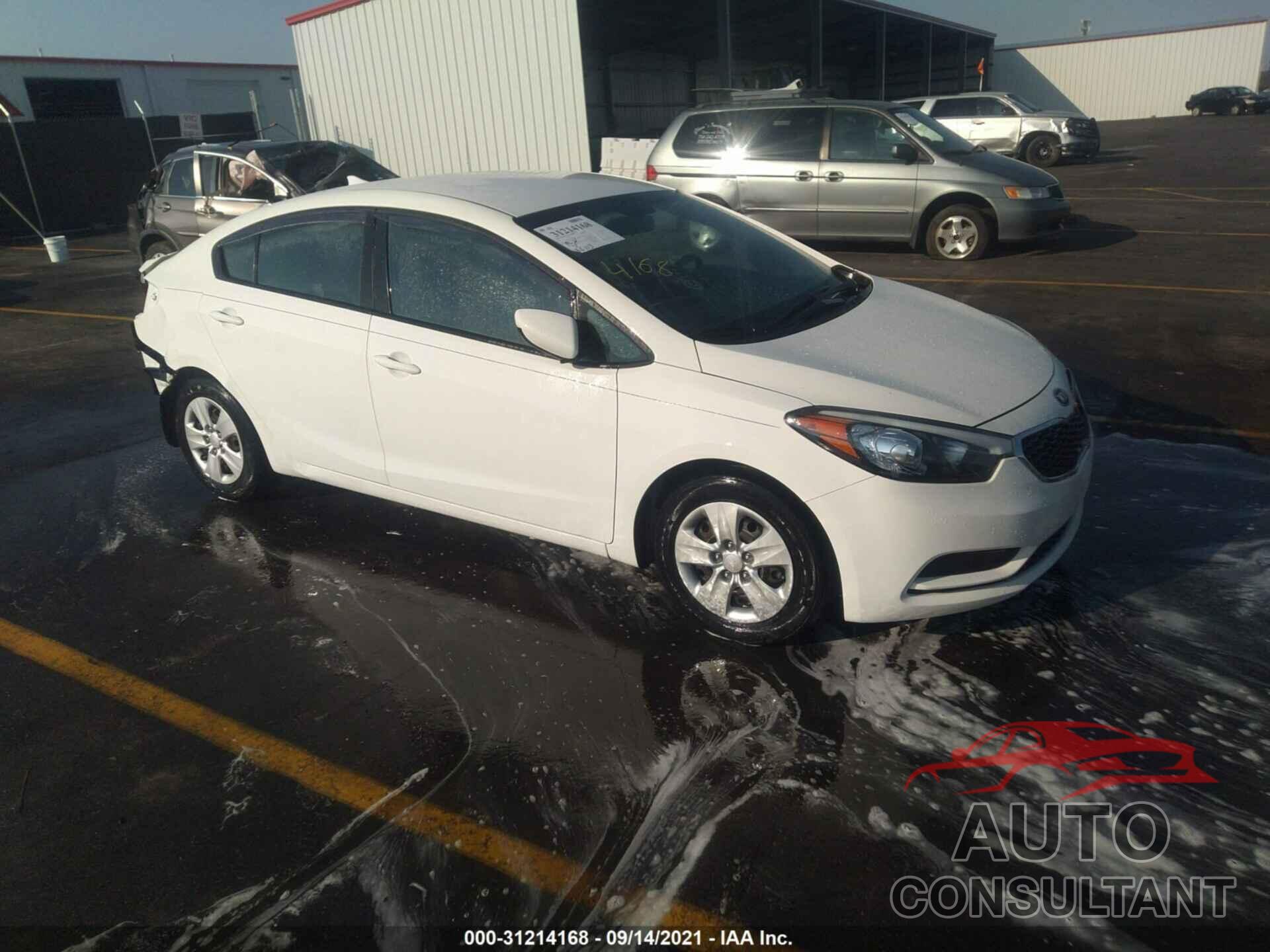 KIA FORTE 2016 - KNAFK4A69G5620807