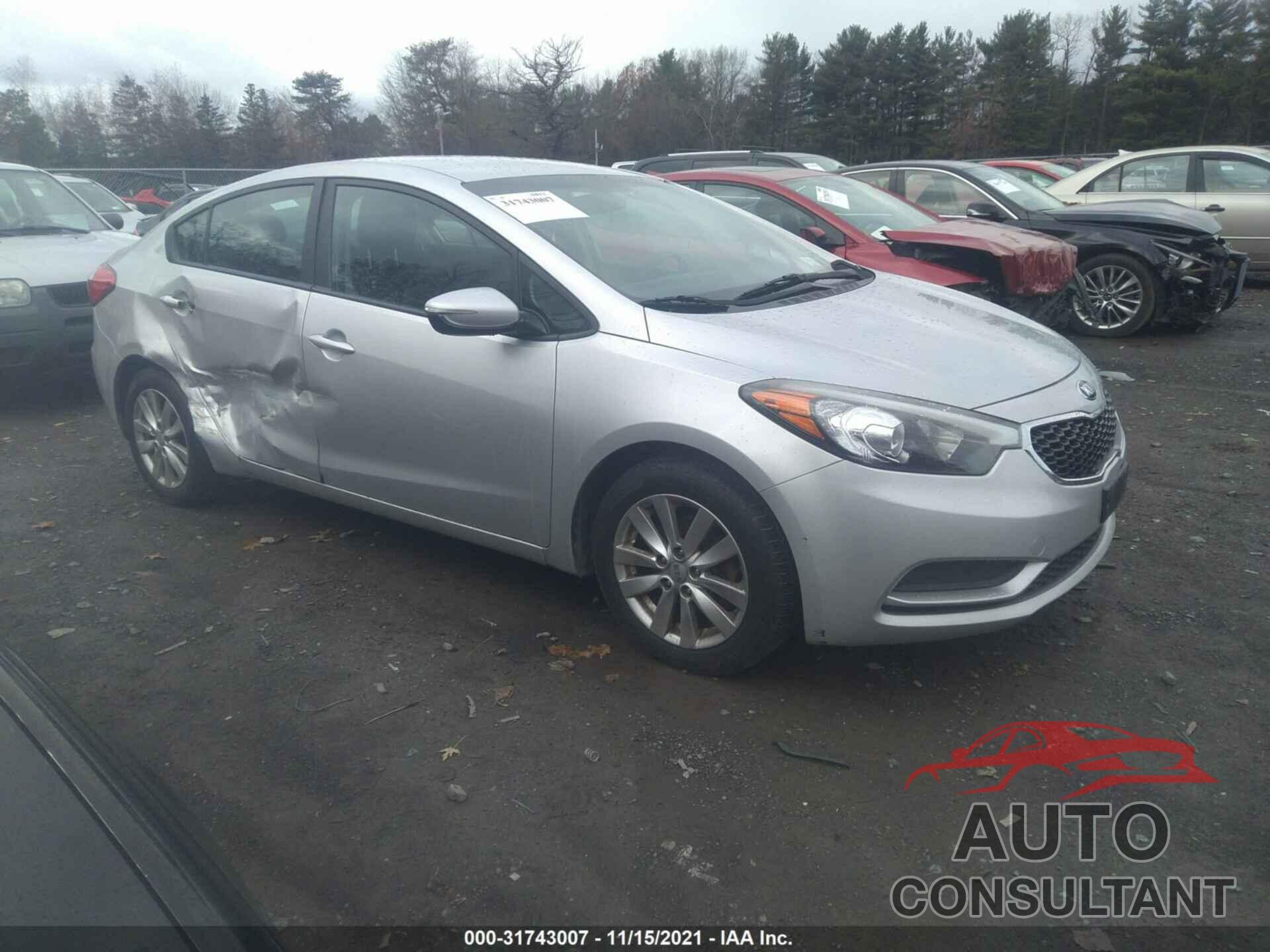 KIA FORTE 2016 - KNAFX4A66G5477462