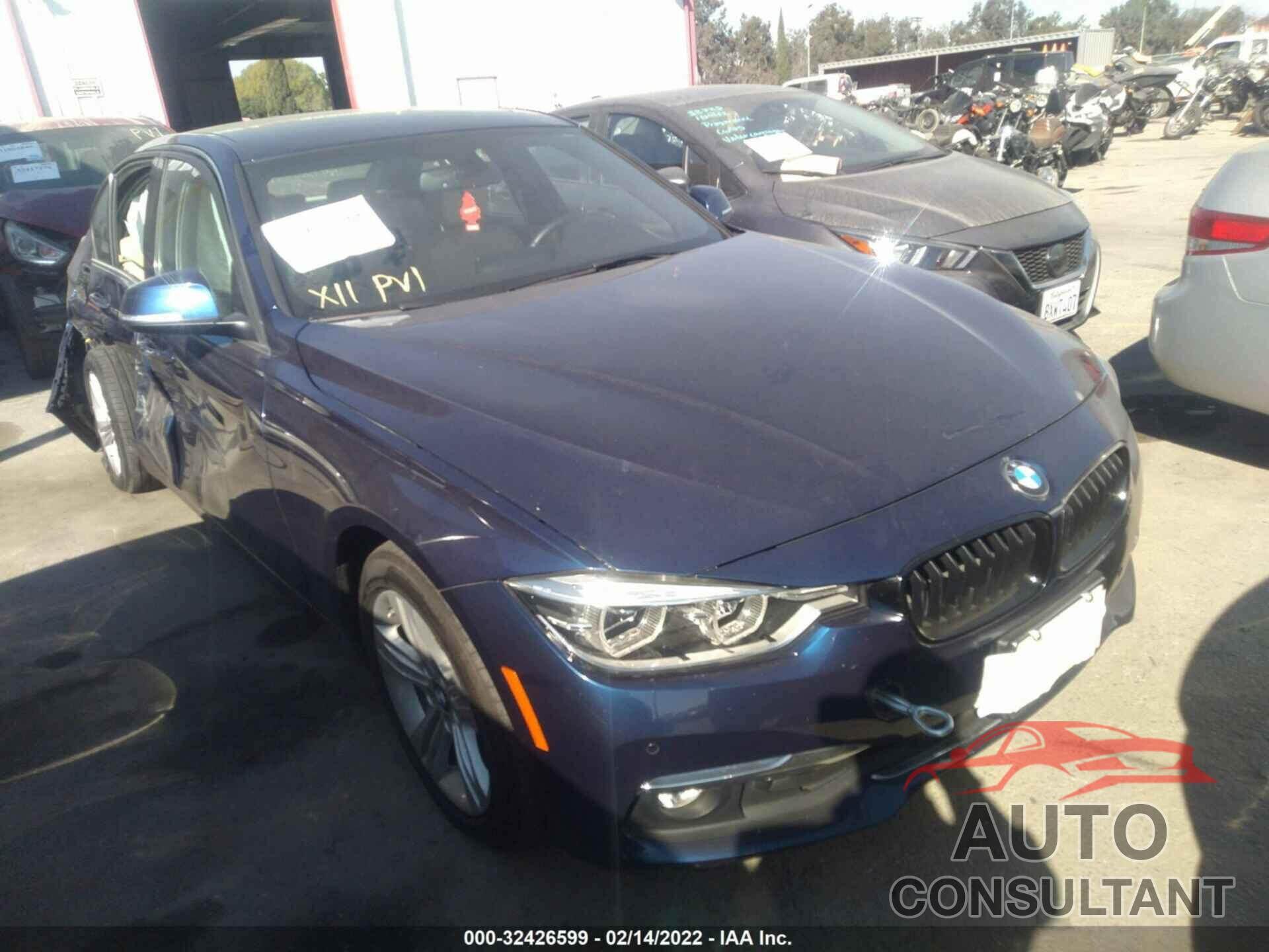 BMW 3 SERIES 2016 - WBA8E9C53GK648427