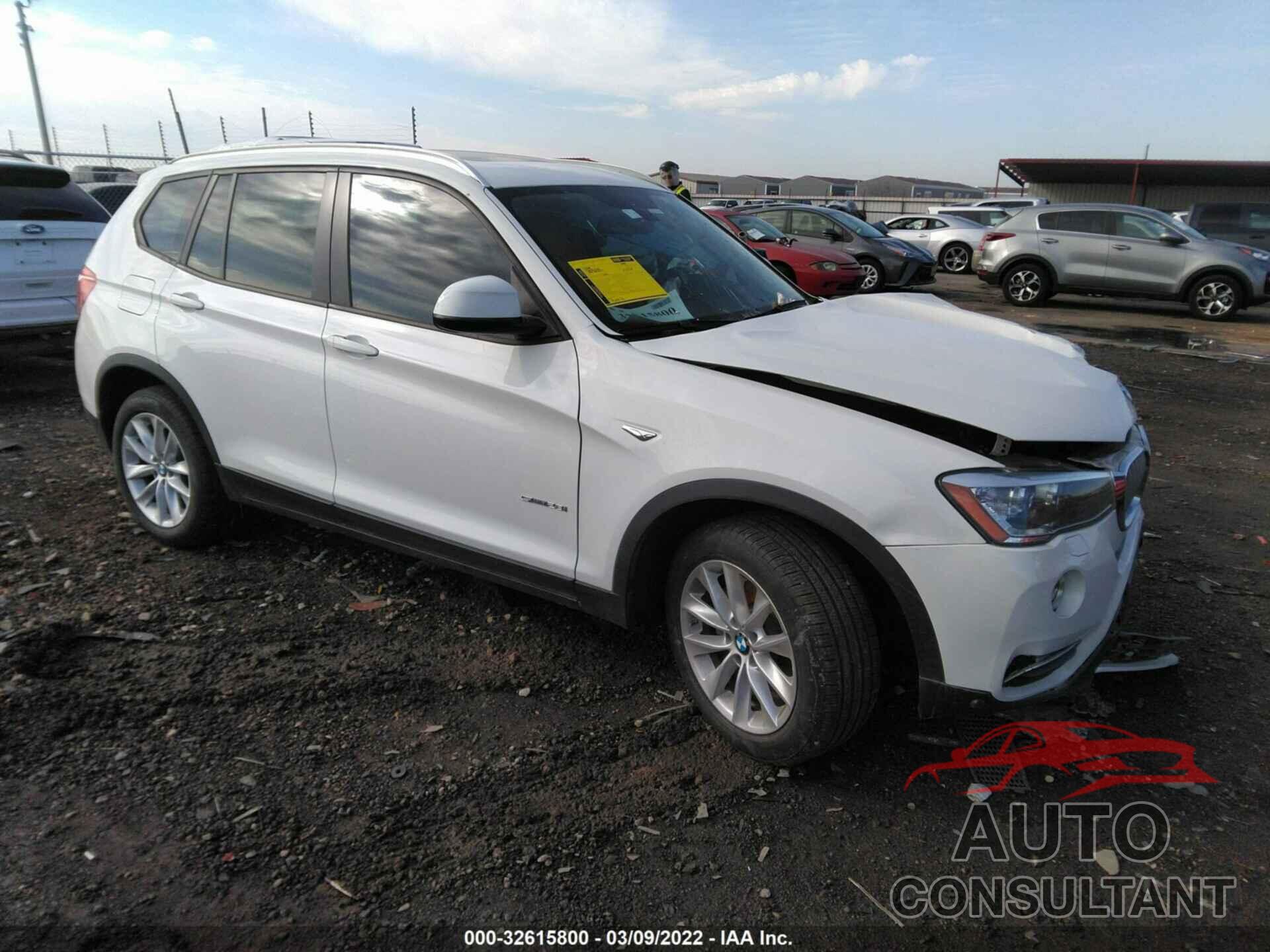 BMW X3 2017 - 5UXWZ7C56H0U46647
