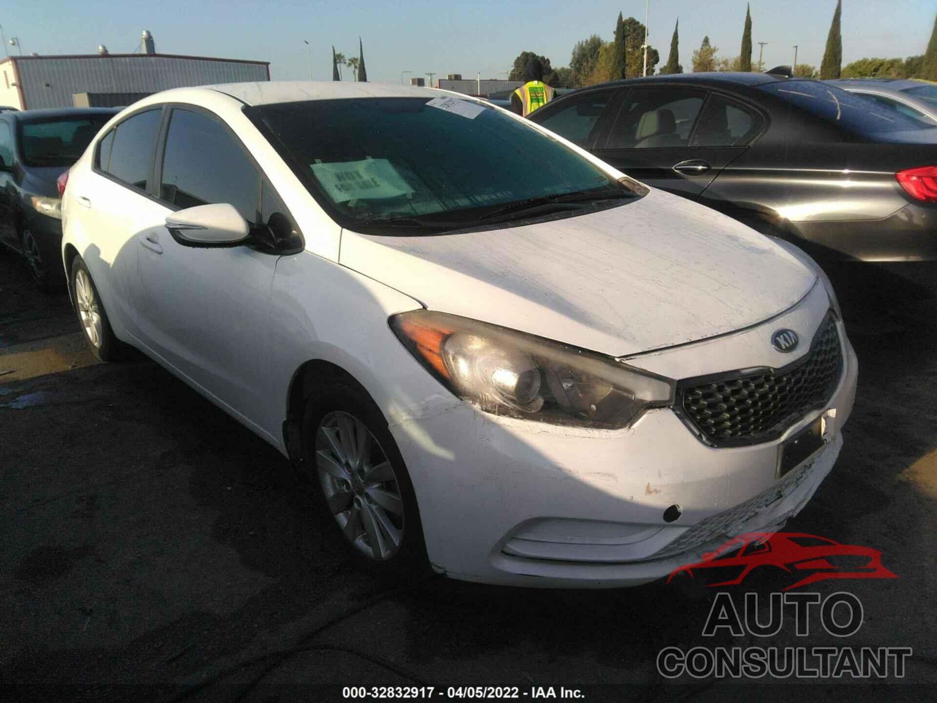 KIA FORTE 2016 - KNAFX4A65G5583093