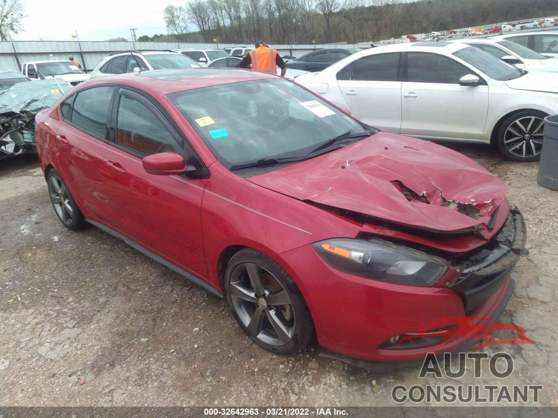 DODGE DART 2016 - 1C3CDFEB5GD539283