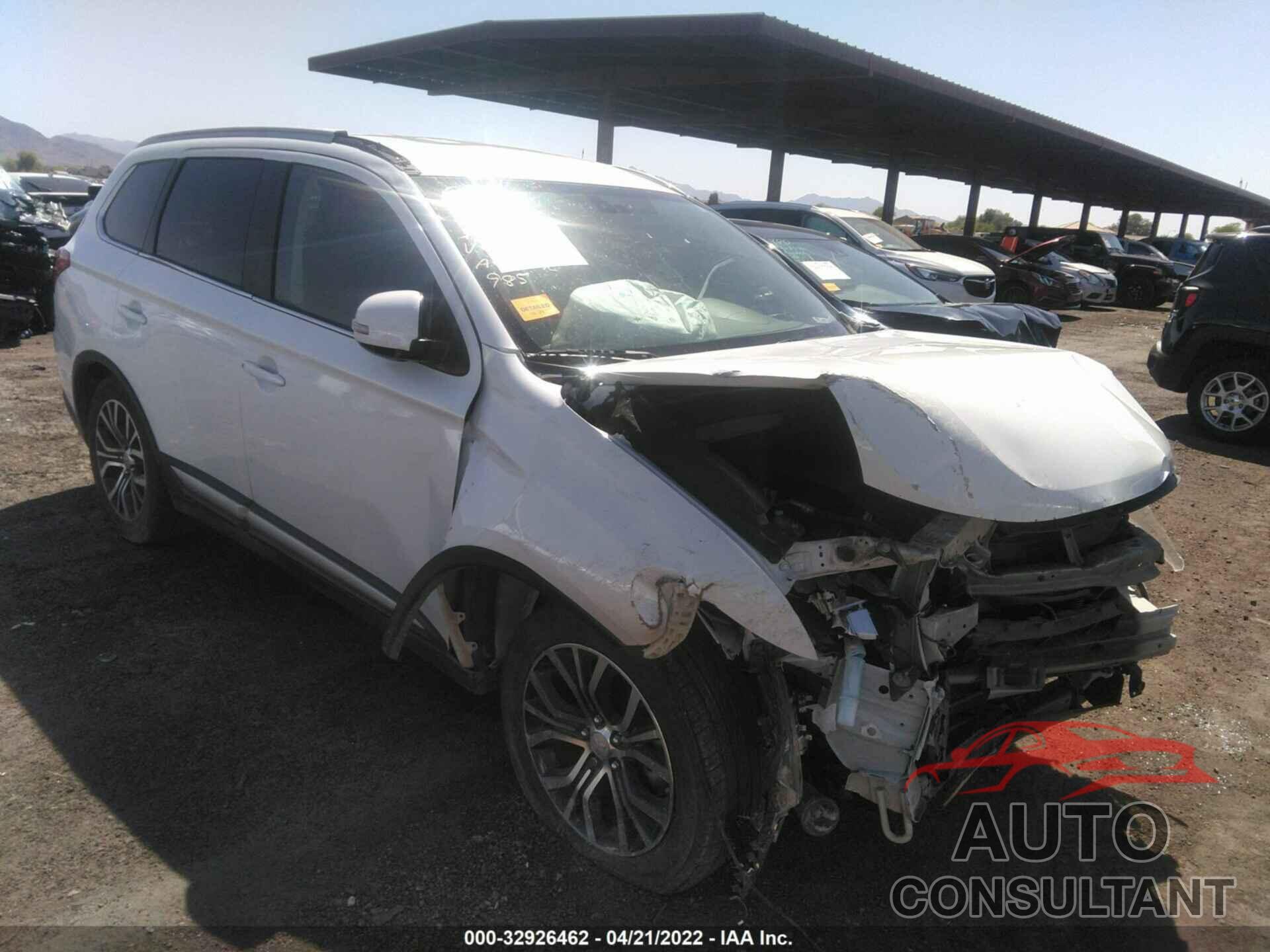 MITSUBISHI OUTLANDER 2017 - JA4AD3A3XHZ013648