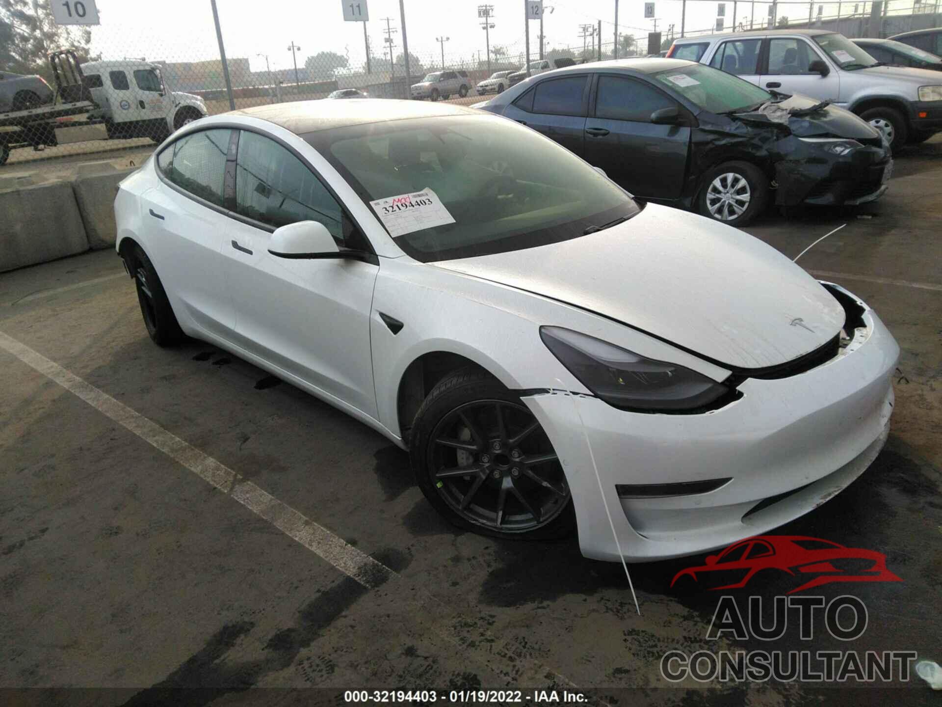 TESLA MODEL 3 2021 - 5YJ3E1EA7MF053582